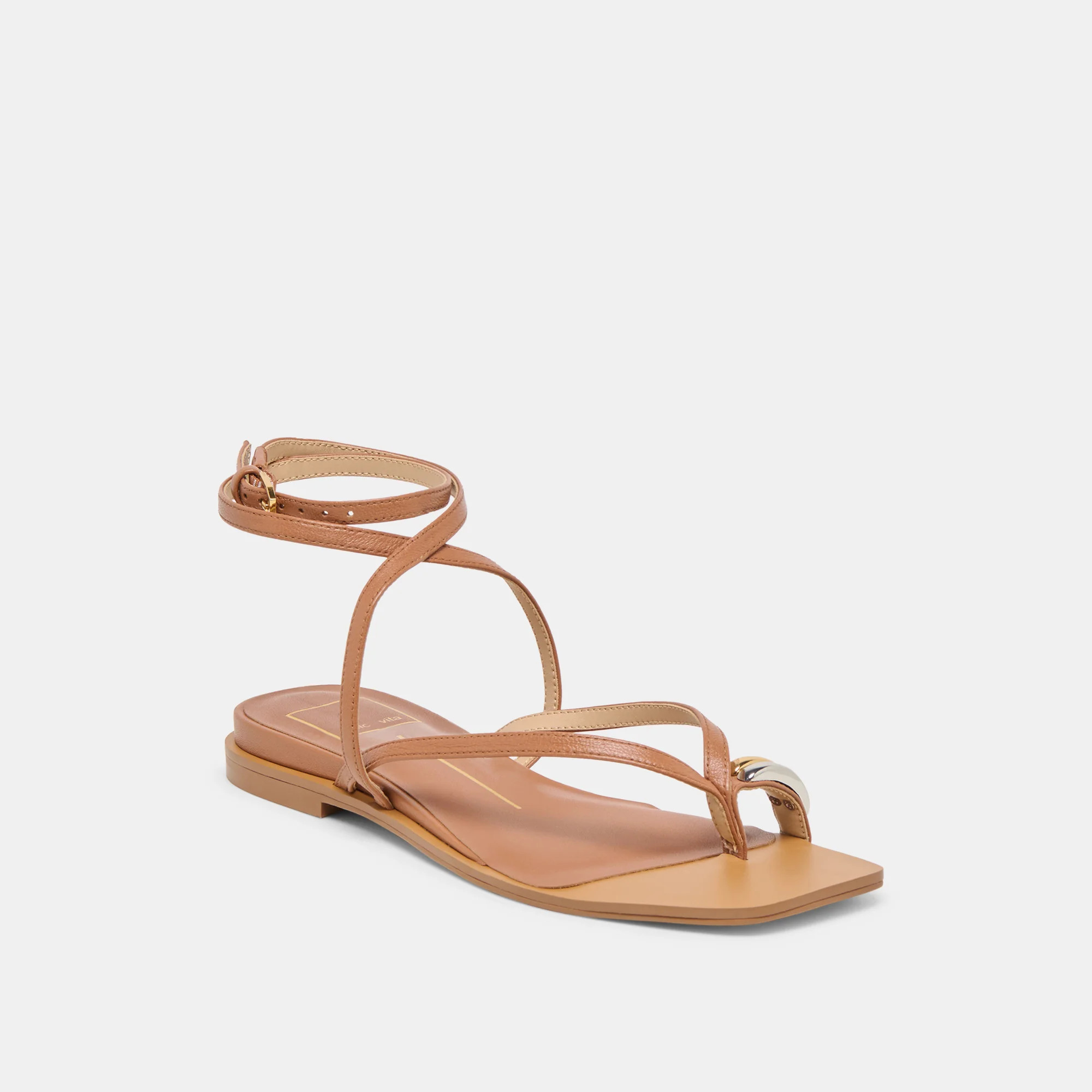 Tyrice Sandals Espresso Leather | DolceVita.com