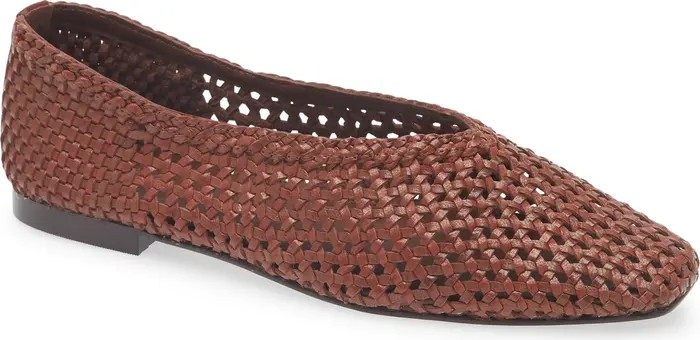 Madewell The Mylie Ballet Flat in Handwoven Leather (Women) | Nordstromrack | Nordstrom Rack