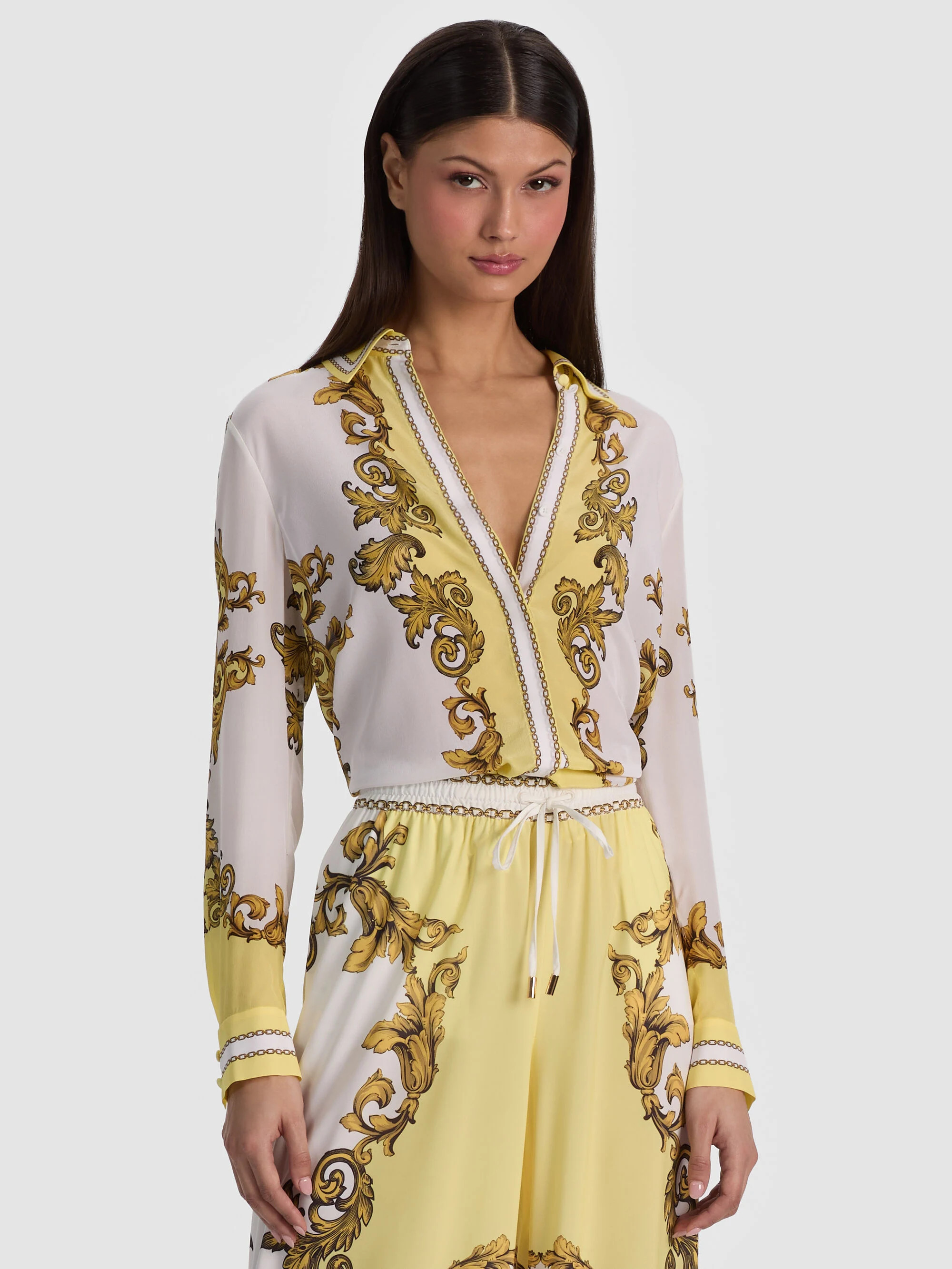 WILLA SILK BLOUSE | Alice + Olivia