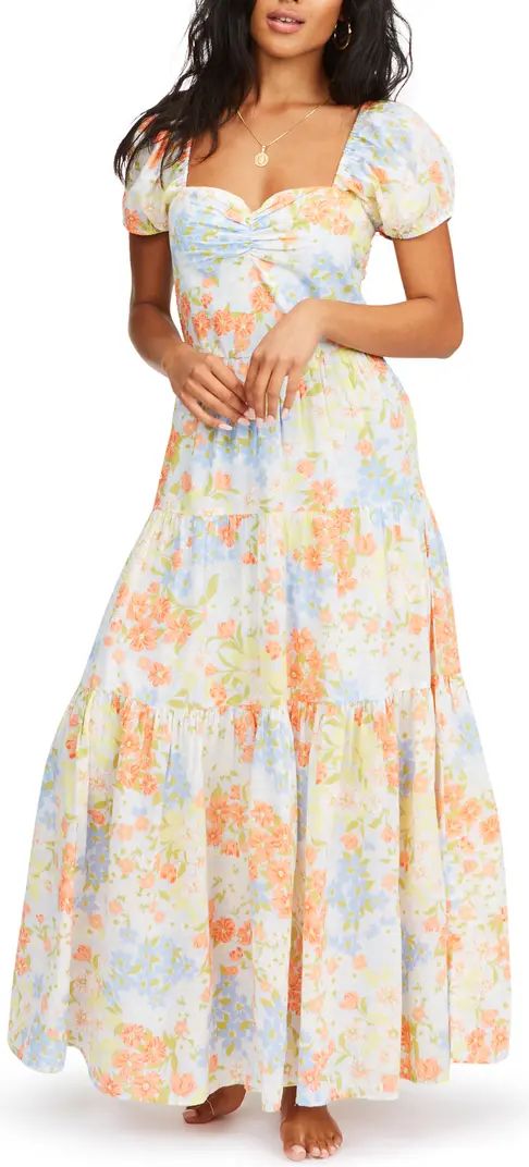 Billabong Sunrise Floral Tiered Maxi Dress | Nordstrom | Nordstrom