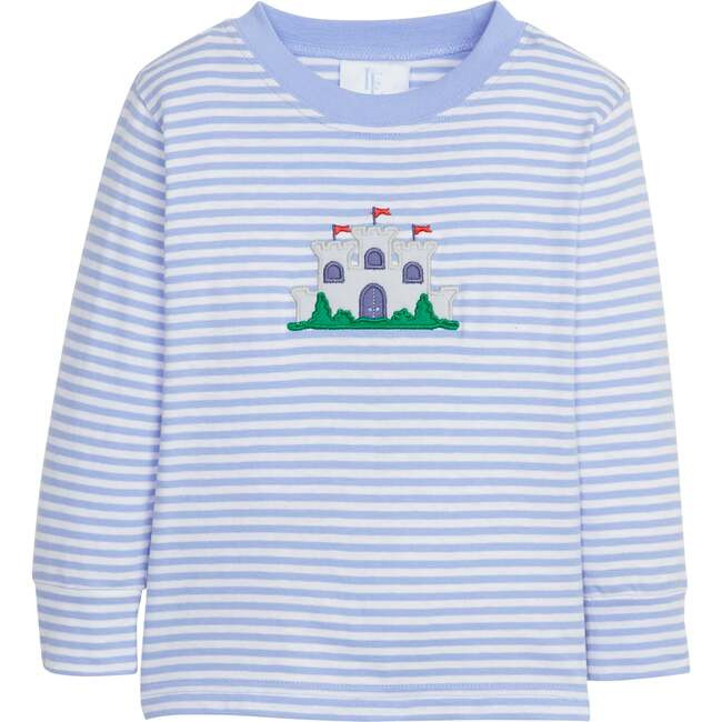 Little English | Applique T-Shirt, Fort (Blue, Size 4Y) | Maisonette | Maisonette
