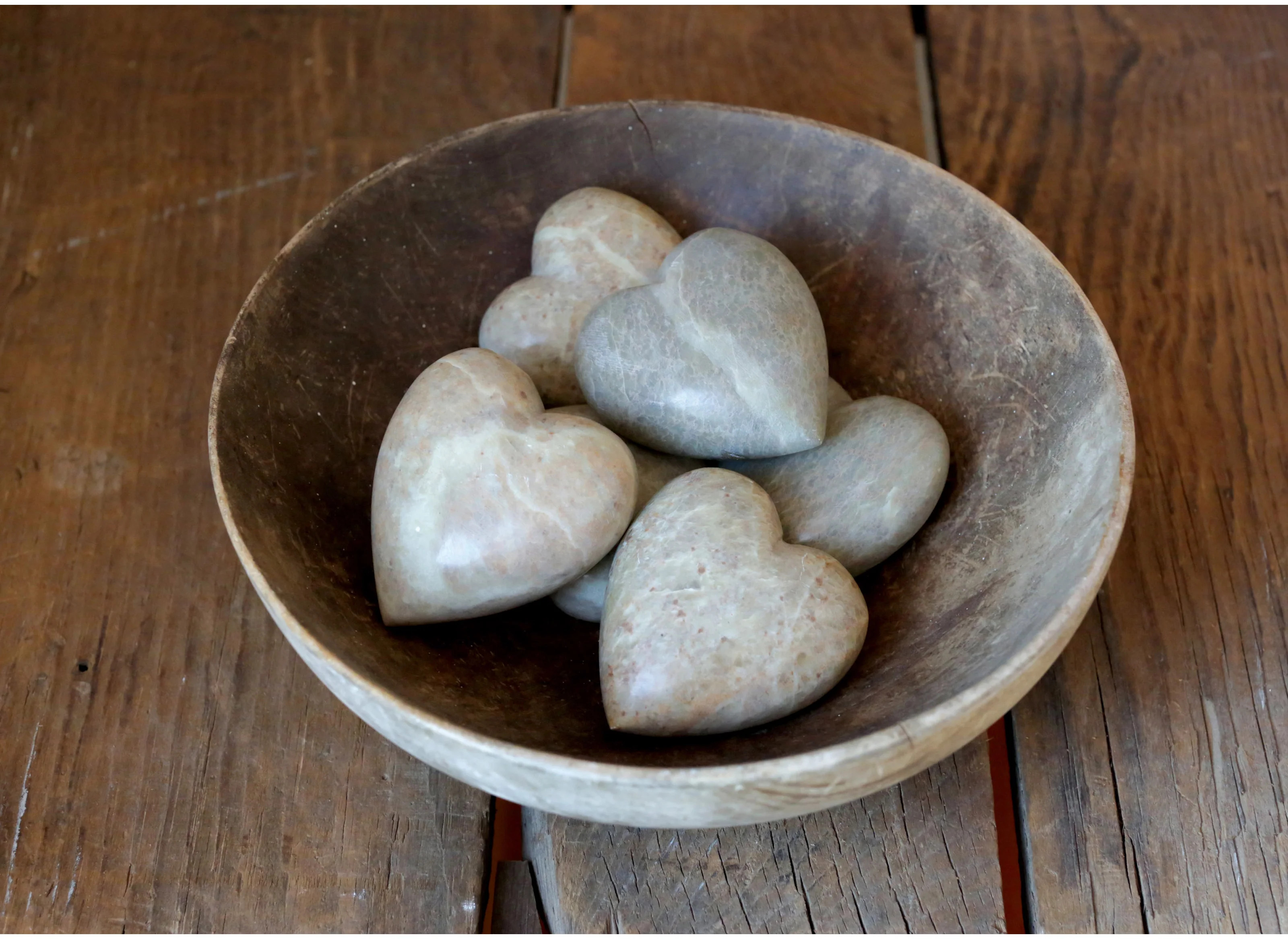 Soapstone Decorative Heart Figurines (Set of 6) | Wayfair North America