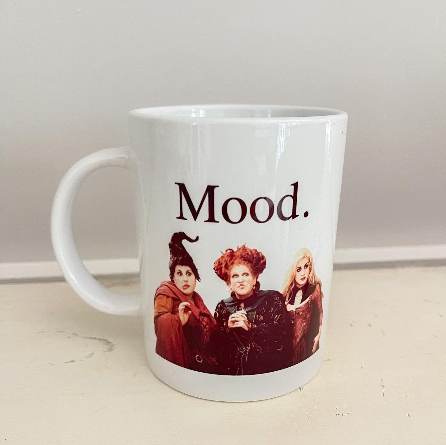 Mood. Halloween mug, Hocus Pocus mug, fall mug | Etsy (US)