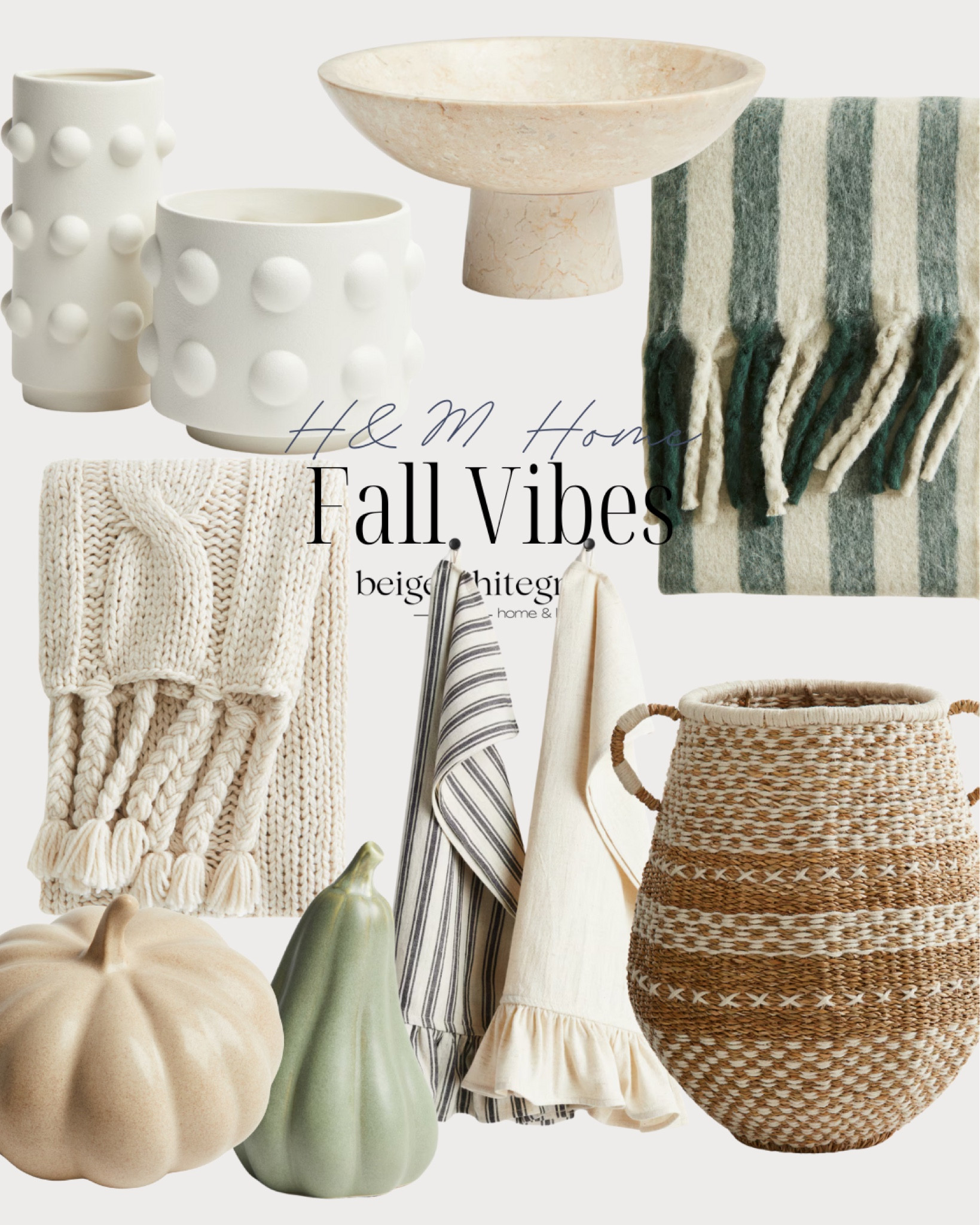 H&M home light and airy fall vibes in home decor!! 

#LTKStyleTip #LTKFindsUnder100 #LTKSeasonal