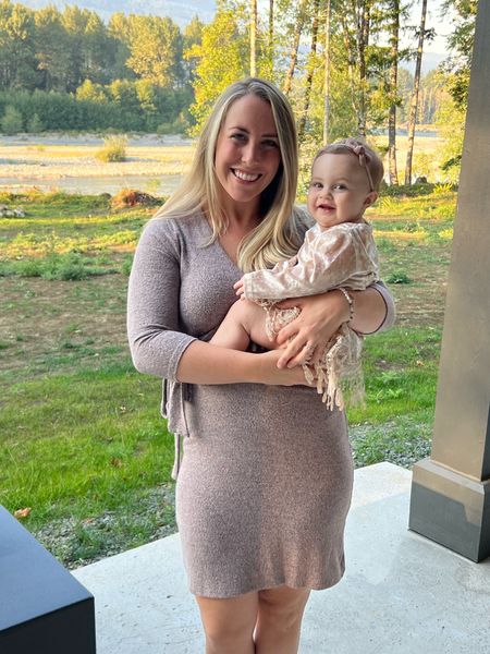 Bought this dress last year to hug my postpartum bod in the best places and even almost a year later, it fits just as beautifully. Perfect for nursing and maternity, too! #nursingmama 

#LTKbump #LTKSeasonal #LTKunder100