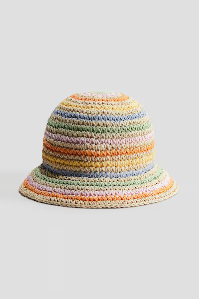 H & M - Strohhut im Häkellook - Orange - Kinder | H&M (DE, AT, CH, NL, FI)
