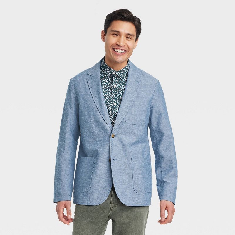 Men's Chambray Blazer - Goodfellow & Co™ | Target