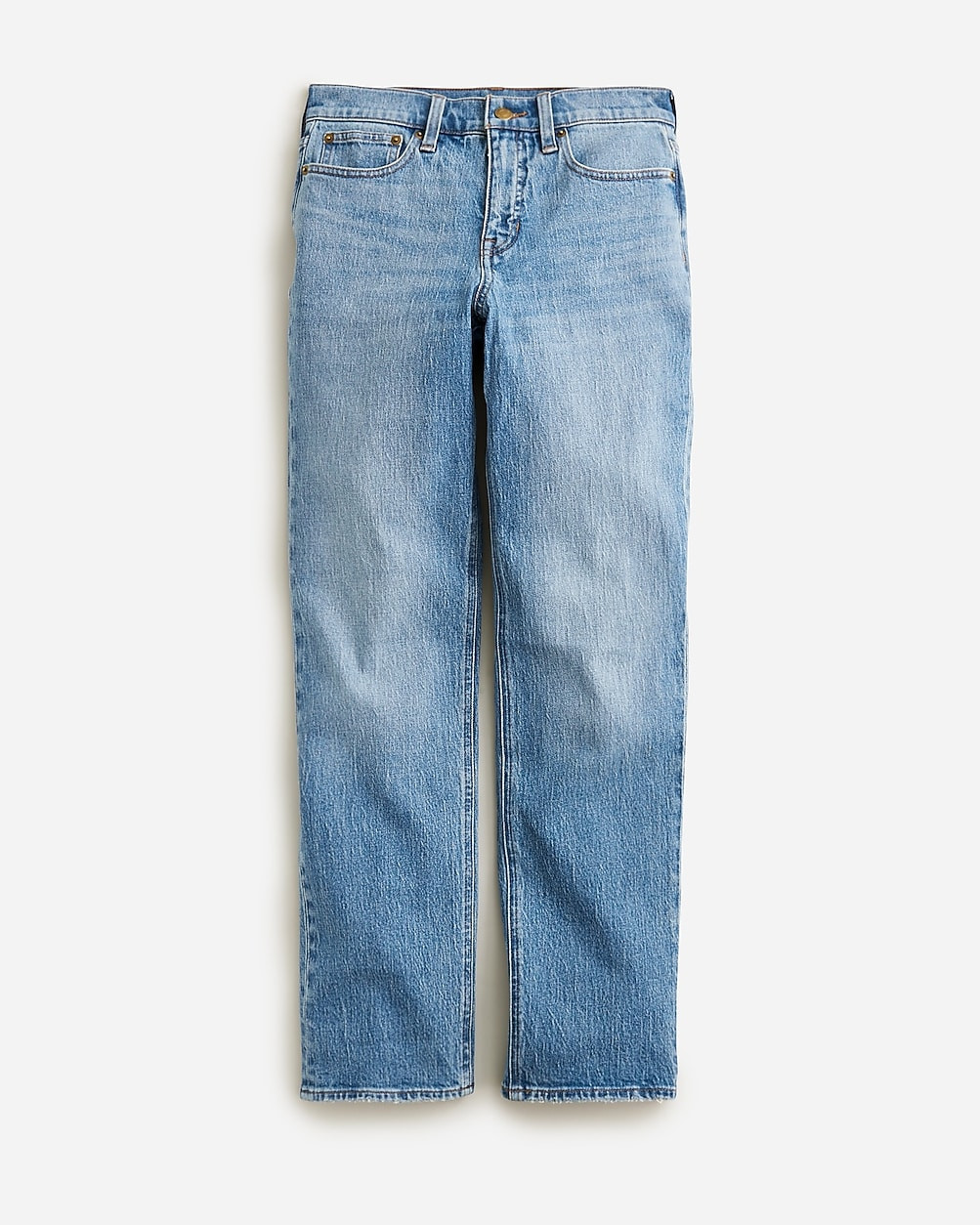 Petite mid-rise '90s classic straight-fit jean in Pheasant wash | J. Crew US
