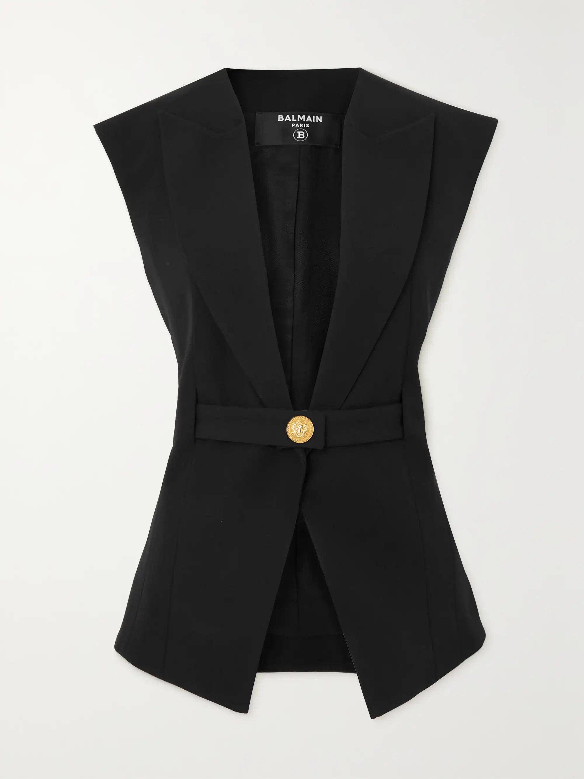 Belted wool vest | NET-A-PORTER (US)