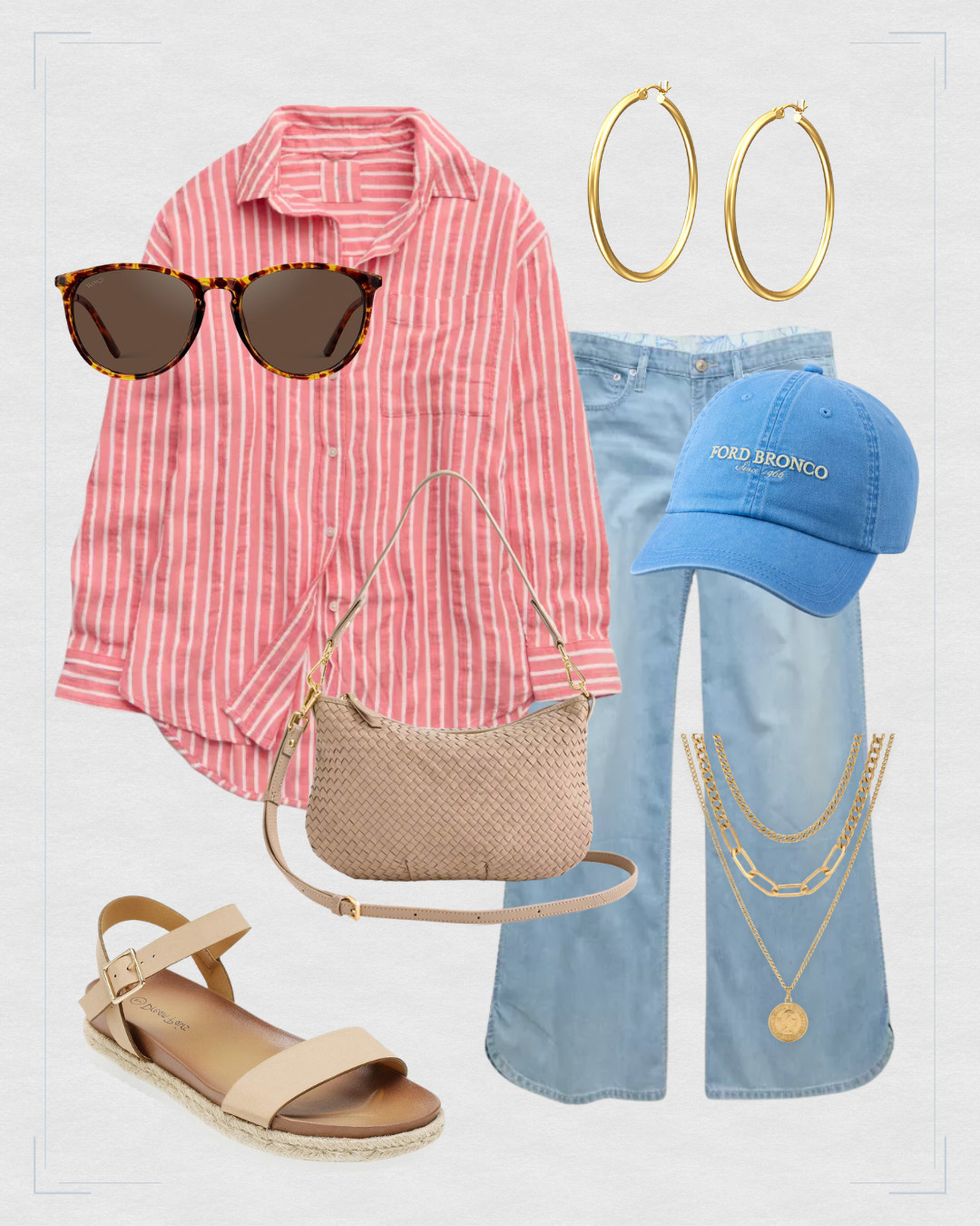 Styling some favorites from the sale! 

@amazon @ae @aerie 

 #ltkwomens #ltkfinds #sale #stripedshirt #wovenhandbag #LTKxAerie #LTKootd #LTKSaleAlert