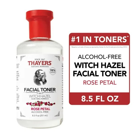 Thayers Alcohol-Free Rose Petal Witch Hazel Facial Toner 8.5 oz | Walmart (US)