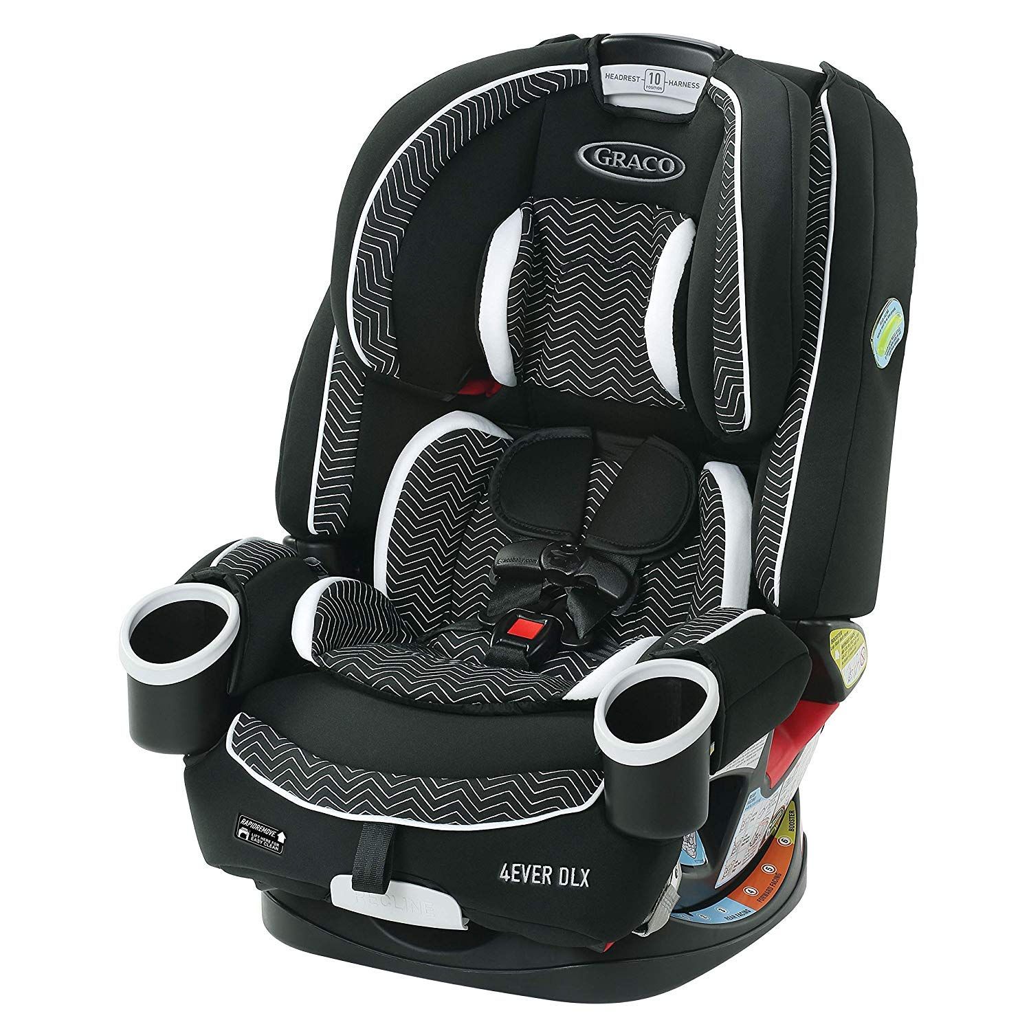 Graco 4Ever DLX 4 in 1 Car Seat, Infant to Toddler Car Seat, with 10 Years of Use, Zagg | Amazon (US)