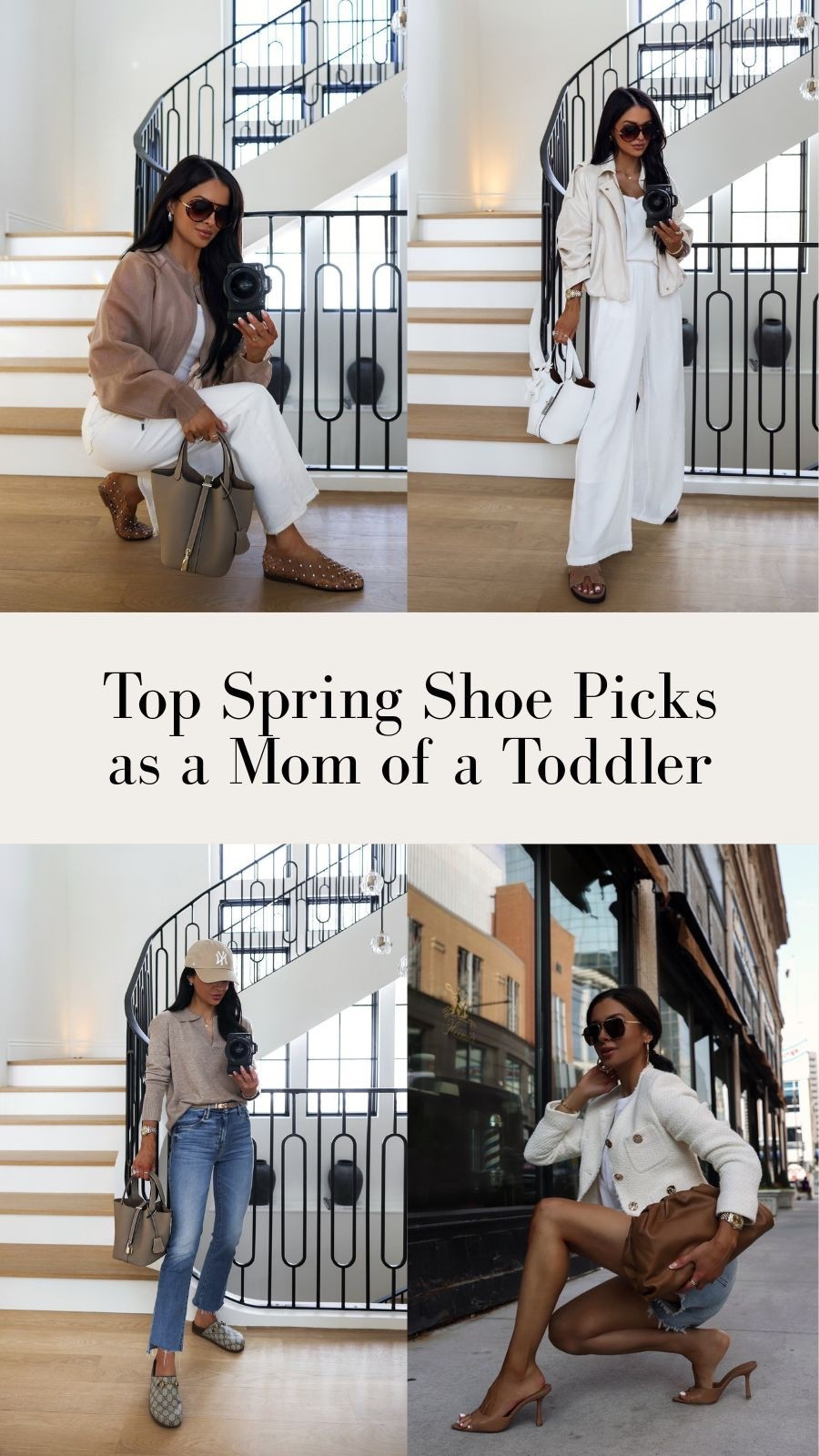Spring shoe picks for toddler moms and they look so chic. These Amazon H slides give that designer inspired look for less and instantly elevate a simple outfit. Styled with Levi’s white jeans, an Amazon bodysuit under $15, designer inspired sunglasses, and a Zara spring jacket for an easy business casual spring outfit. I also love the jelly flats that are selling out everywhere, mango heels that are the perfect height.

miamiamine amazon mesh flats spring shoes under 30 mino flat look for less levi’s white jeans amazon bodysuit under 15 zara spring jacket business casual spring outfit chic affordable shoes spring outfit ideas designer inspired accessories mom
Outfits 

#LTKootd #LTKmomlife #LTKOver40