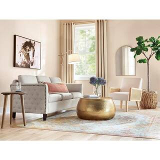 Medium Arched Gold Classic Accent Mirror (35 in. H x 24 in. W) | The Home Depot
