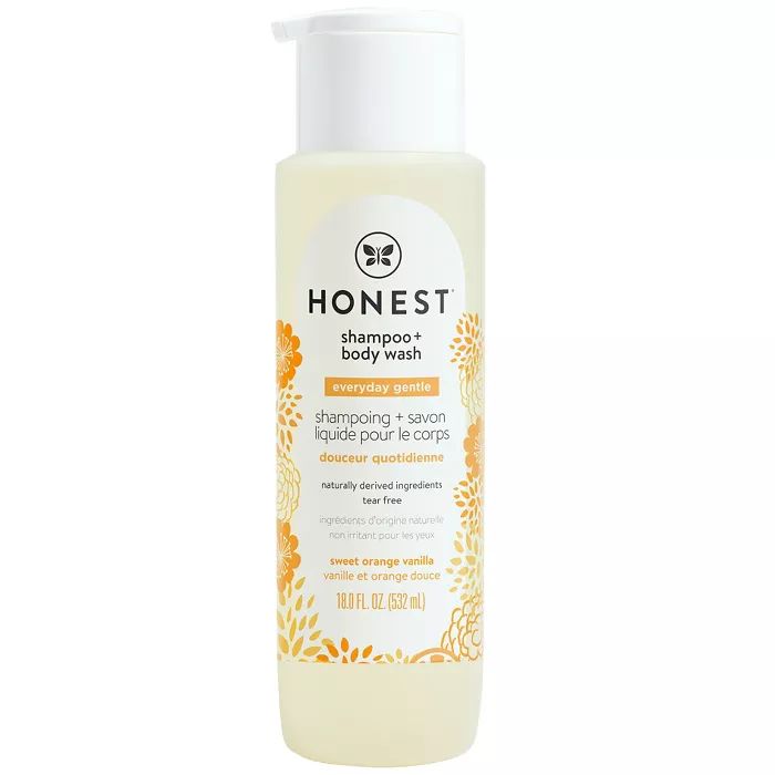 The Honest Company Everyday Gentle Shampoo & Body Wash Sweet Orange Vanilla - 18 fl oz | Target