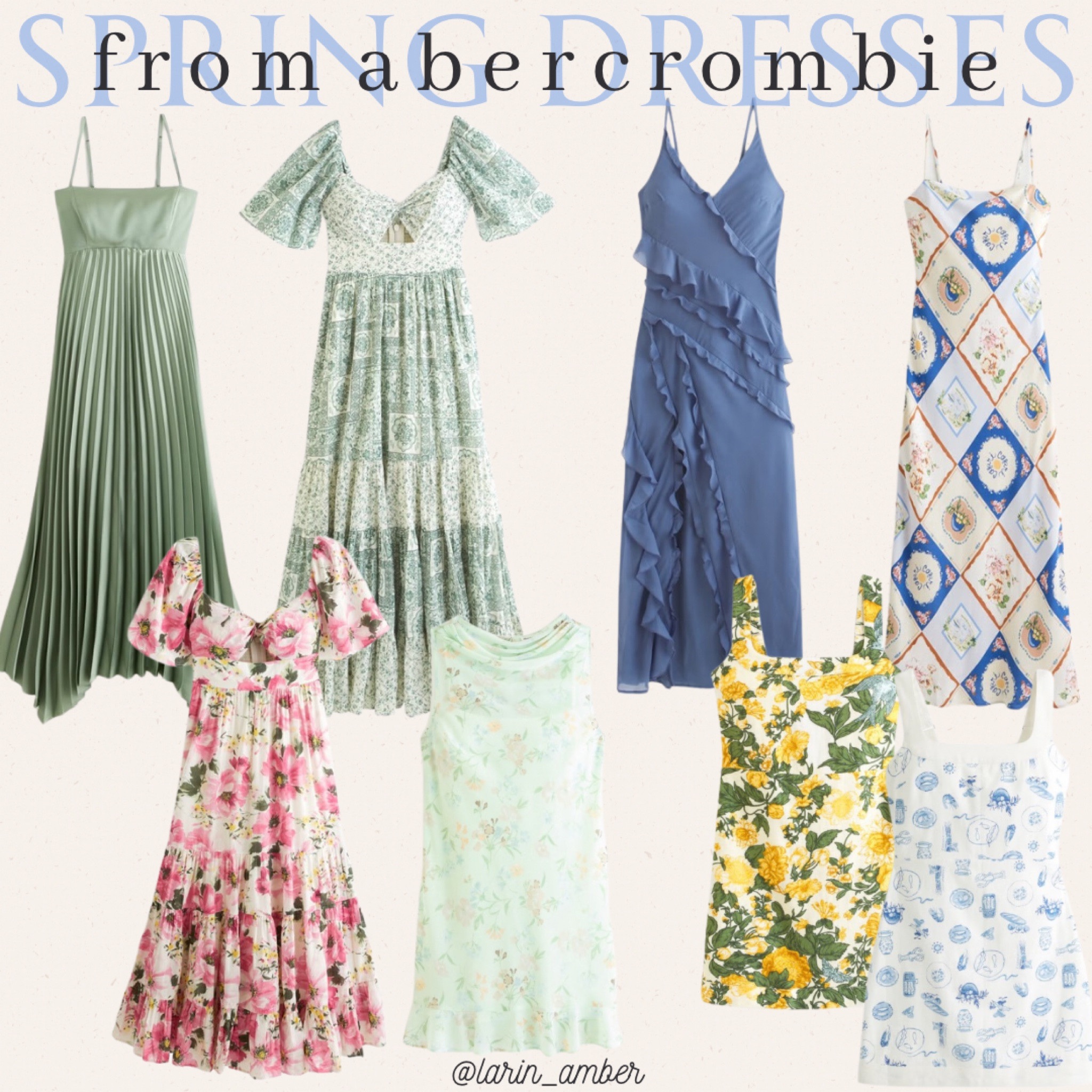 Spring dresses from Abercrombie! 

Guest of wedding / European vacation outfit / resort wear / baby shower dress / summer outfit / 



#LTKstyletip #LTKSeasonal #LTKtravel