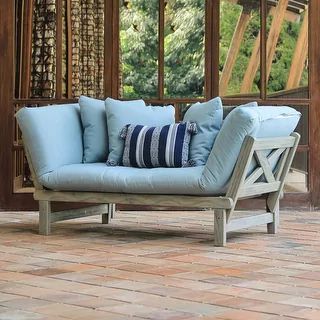Cambridge Casual West Lake Convertible Sofa Daybed - Weathered Gray/Gray | Bed Bath & Beyond