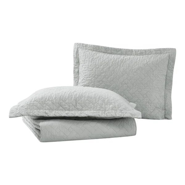 100% Cotton Percale Quilt Set | Wayfair North America