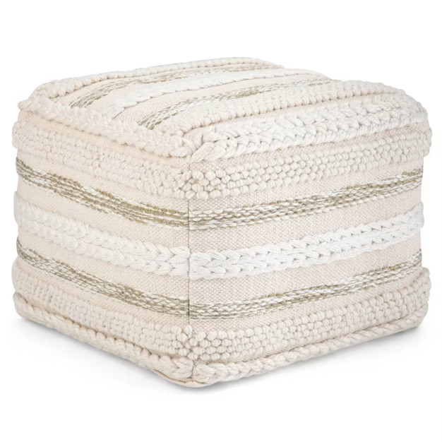 Silva Square Pouf Natural - WyndenHall | Target