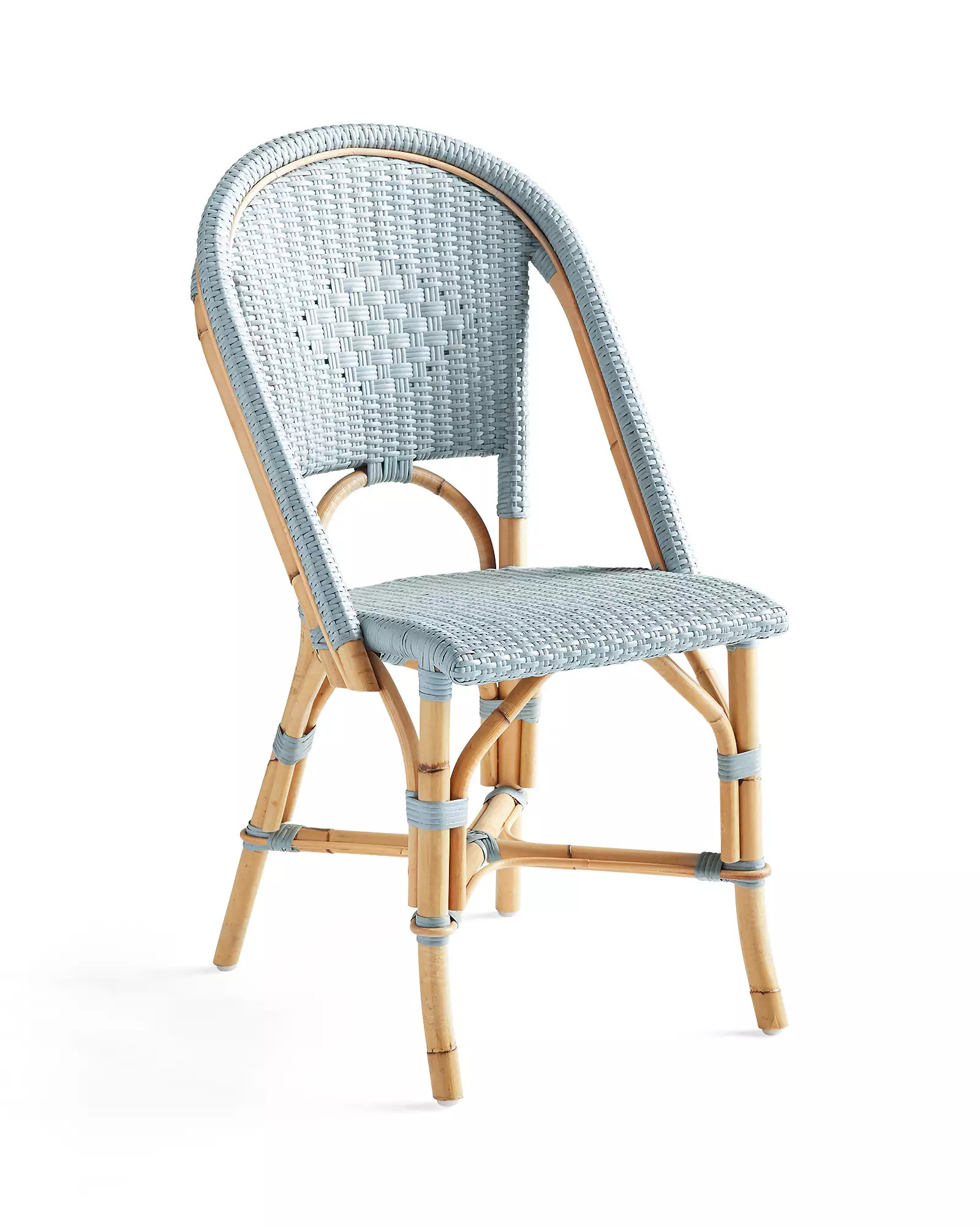 Sunwashed Riviera Rattan Dining Chair | Serena and Lily