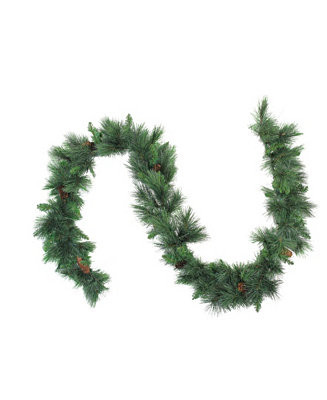 Northlight 9' White Valley Pine Artificial Christmas Garland - Unlit - Macy's | Macy's