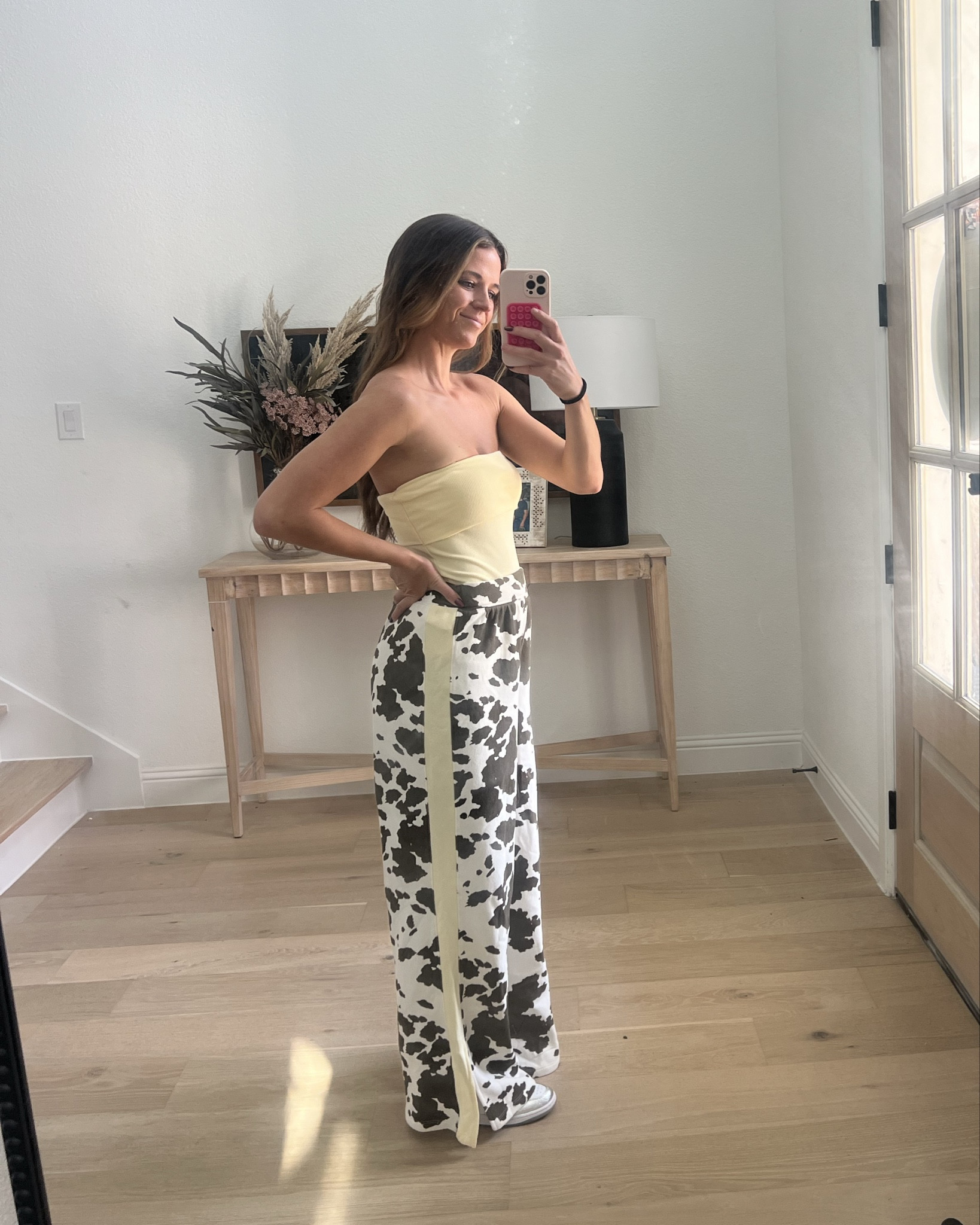 Cow print pants
Sweatpants 
Target sweatpants
Target pants 
Sweatpants outfit
Loungewear 

#LTKSeasonal #LTKShoeCrush #LTKFindsUnder50