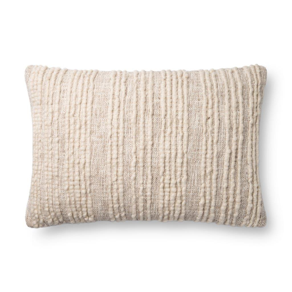 Loloi P0862 Natural 16" x 26" Cover Only Pillow | 1stopbedrooms