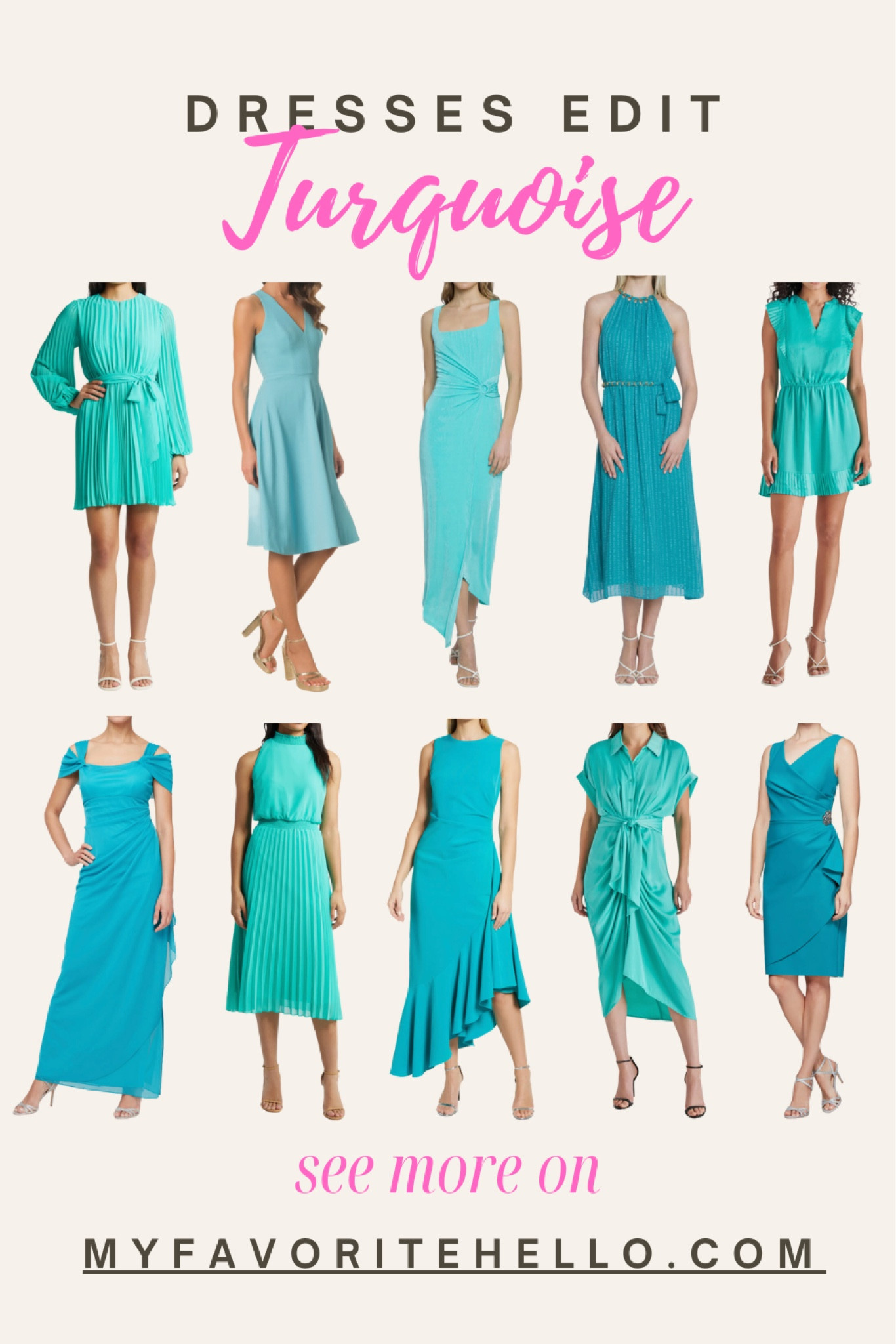 Turquoise dress, turquoise wedding guest dress 

#LTKMidsize #LTKOver40 #LTKParties
