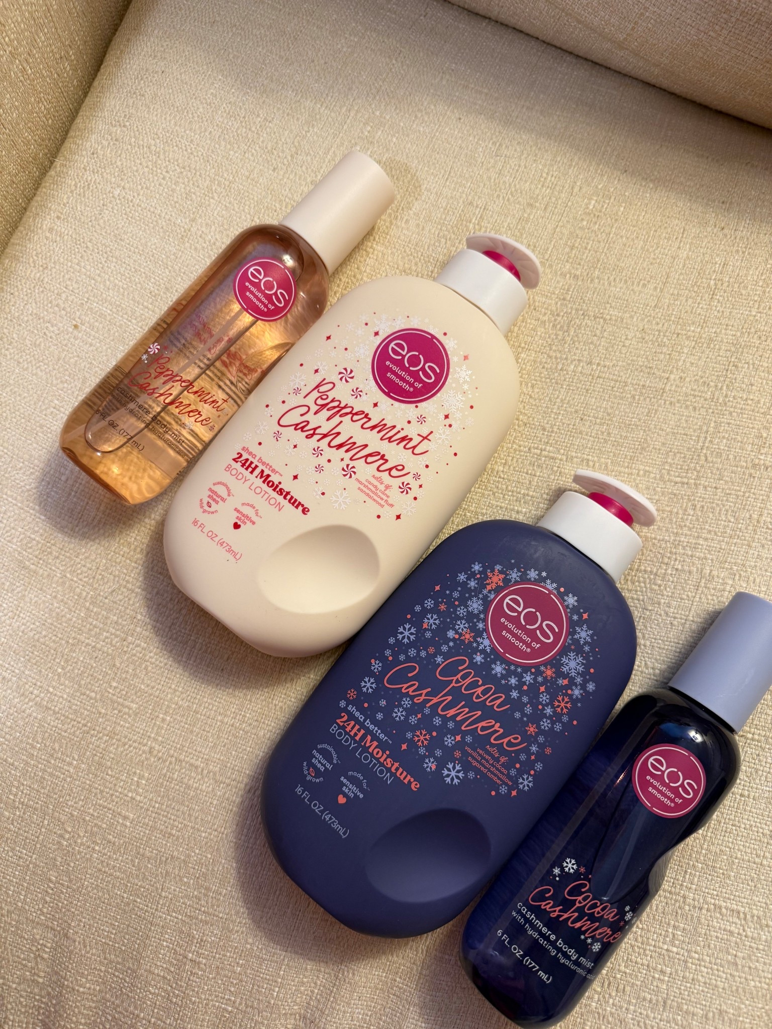 I got the matching sprays and omg PEPPERMINT CASHMERE IS SO GOOD! BRB I’ll be wearing this all winter long! 

#LTKSeasonal #LTKBeauty #LTKHome