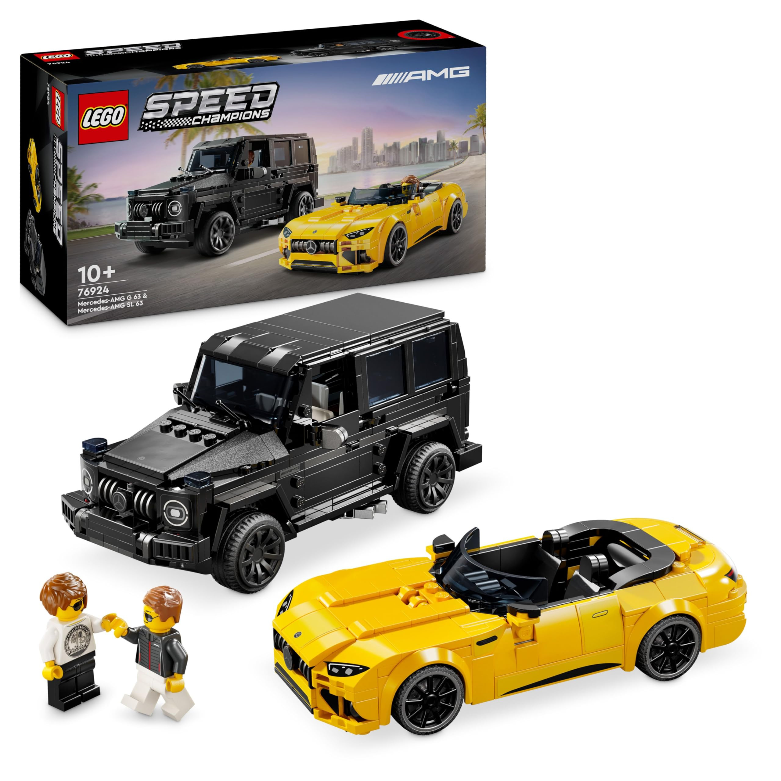 LEGO Speed Champions Mercedes-AMG G 63 & Mercedes-AMG SL 63 Car Toys, Vehicle Playset for Kids, 2... | Amazon (UK)