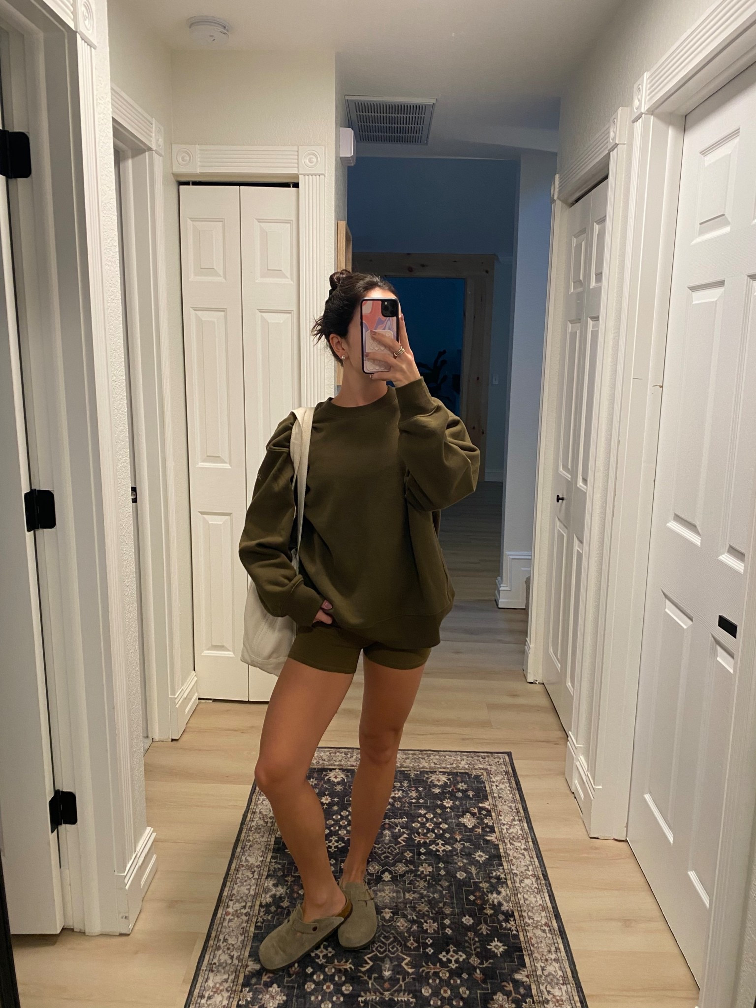 Pilates ootd all Ptula! Code KASEY10. Wearing small in everything. Loving this olive green color perfect for fall fashion 

#LTKSeasonal #LTKActive #LTKFindsUnder100