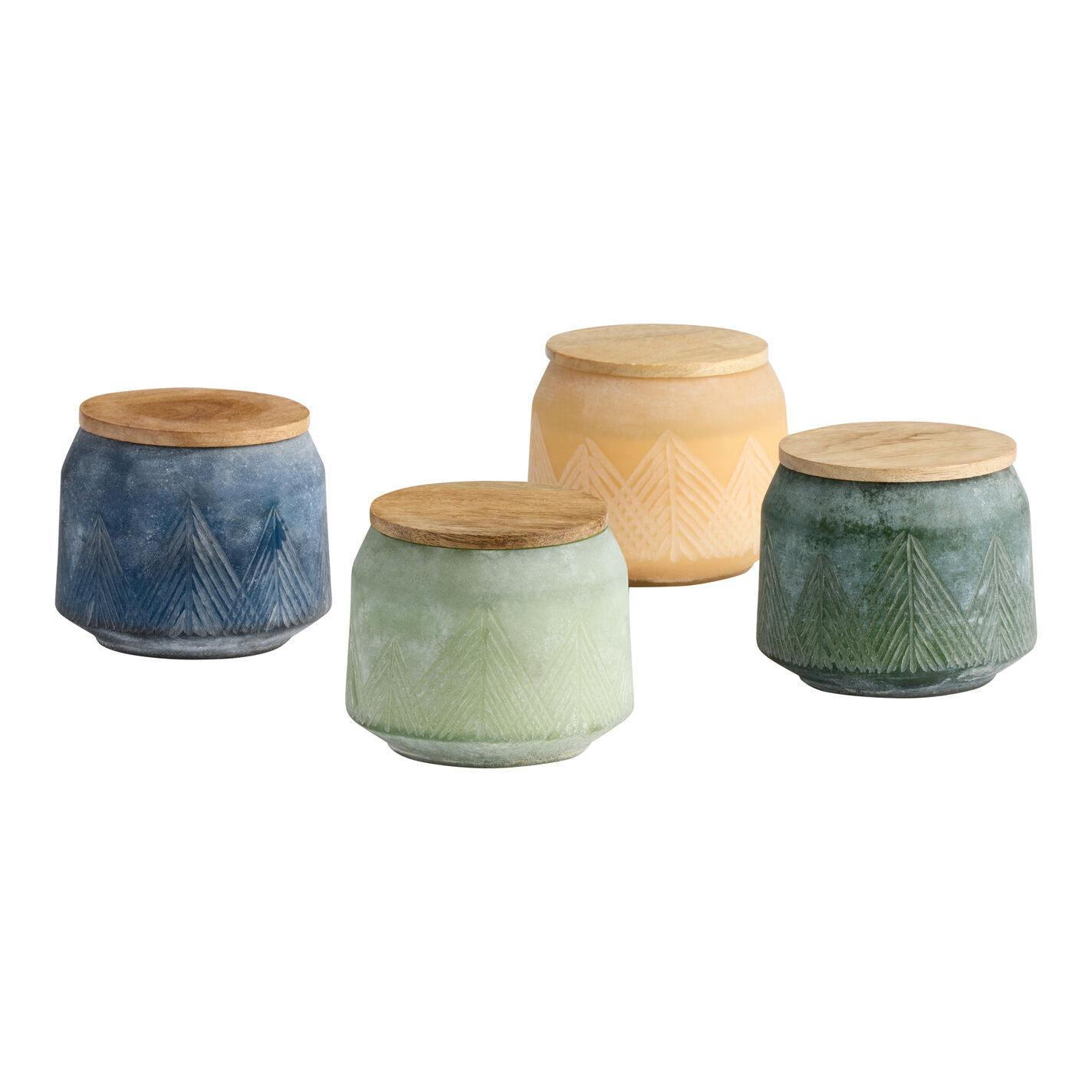 Etched Tree 3 Wick Scented Candle | World Market