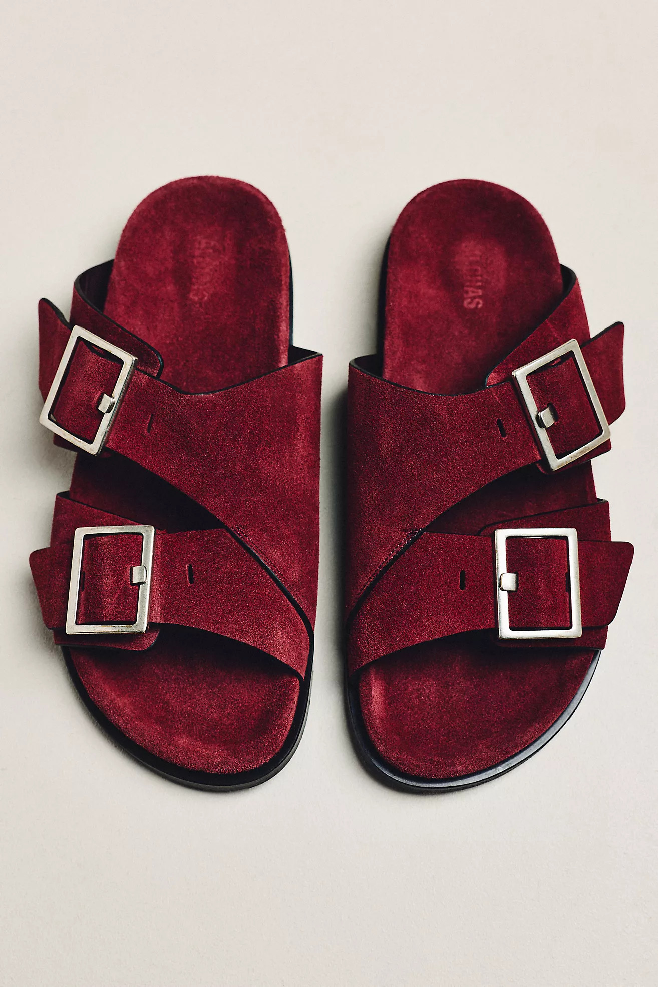 ALOHAS Alba Double Buckle Slide Sandals | Anthropologie (US)