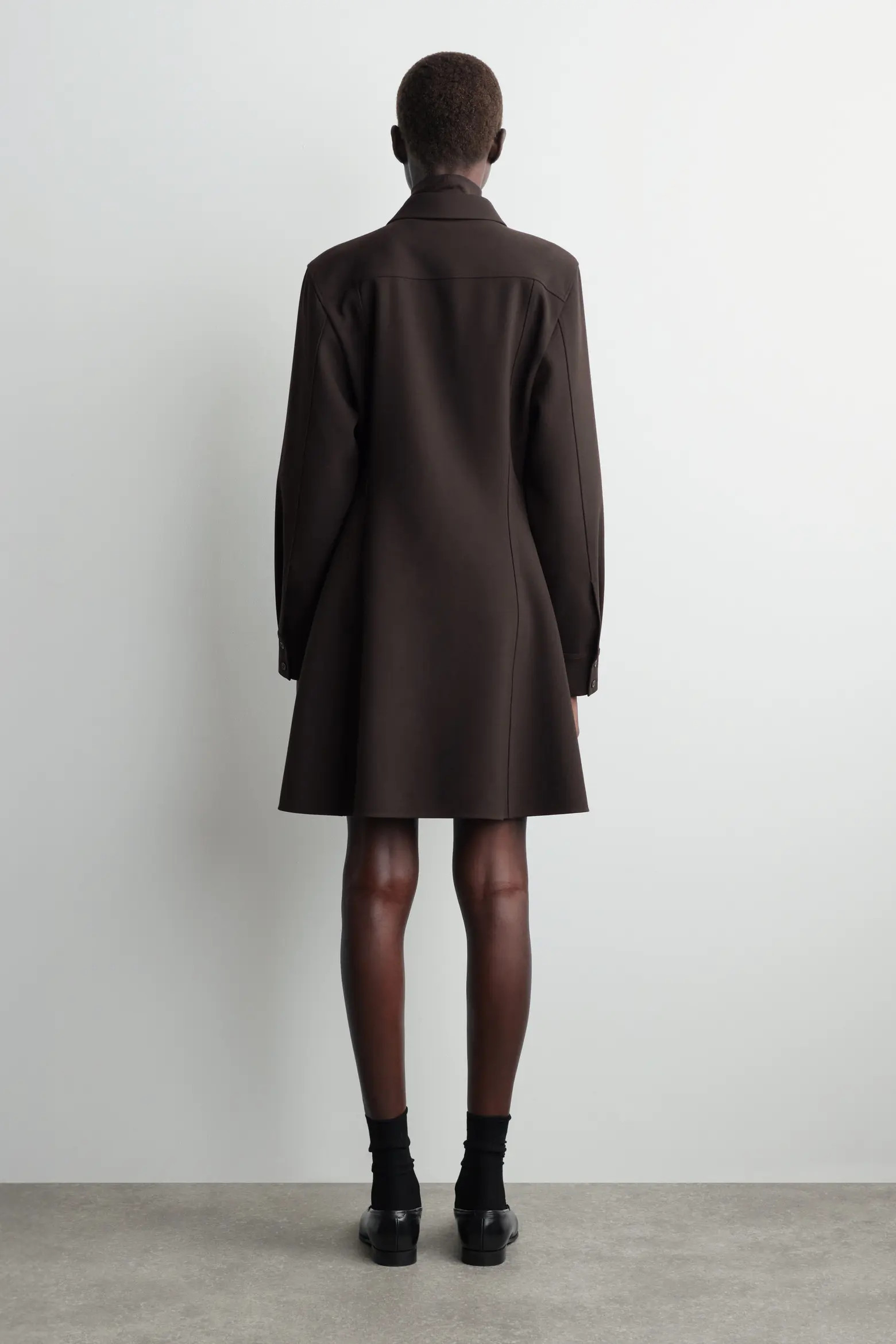 Long-Sleeved Mini Shirt Dress (Women) | Nordstrom | Nordstrom