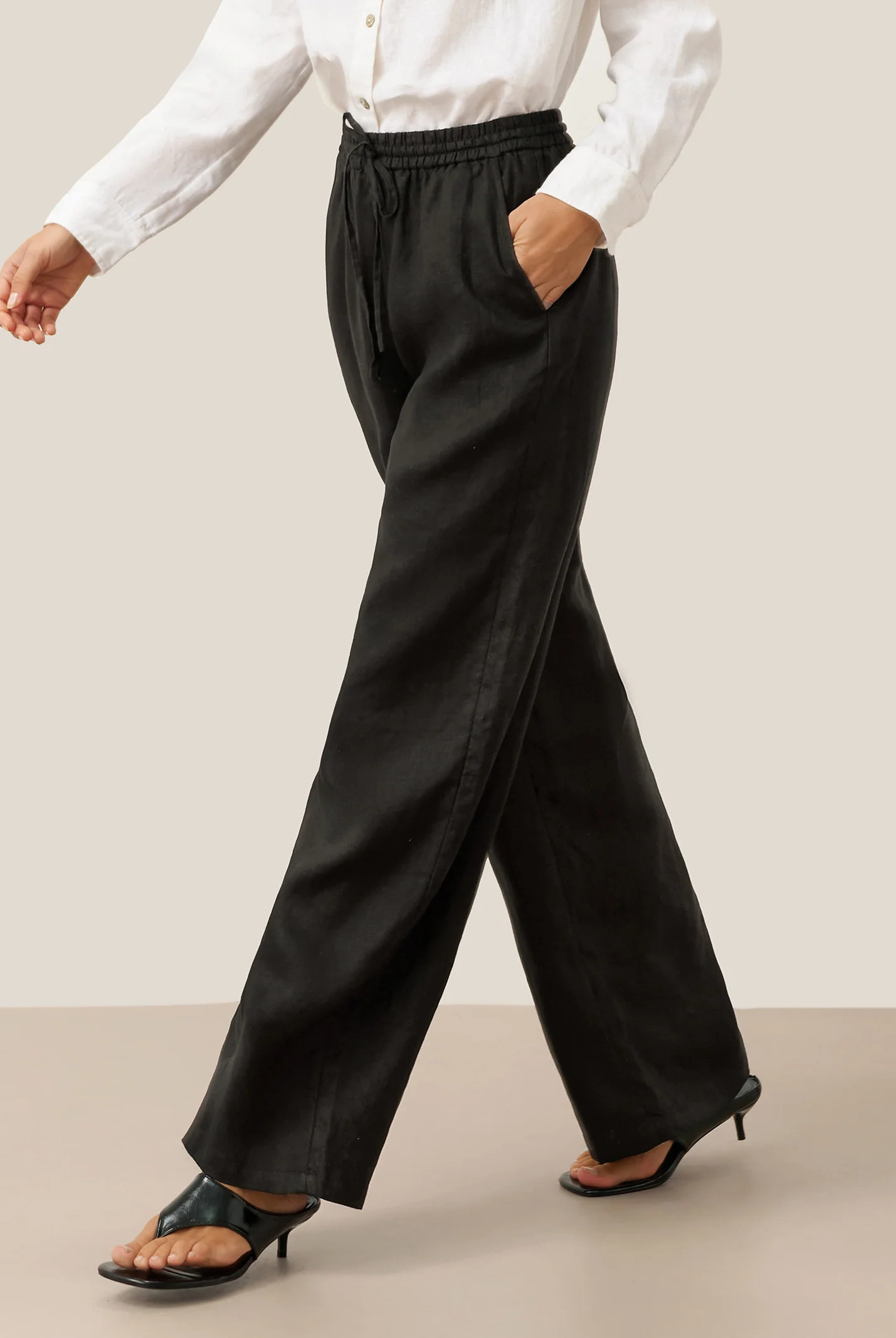 100% Linen Buttons Down Tank Top ERIN | LINTICO