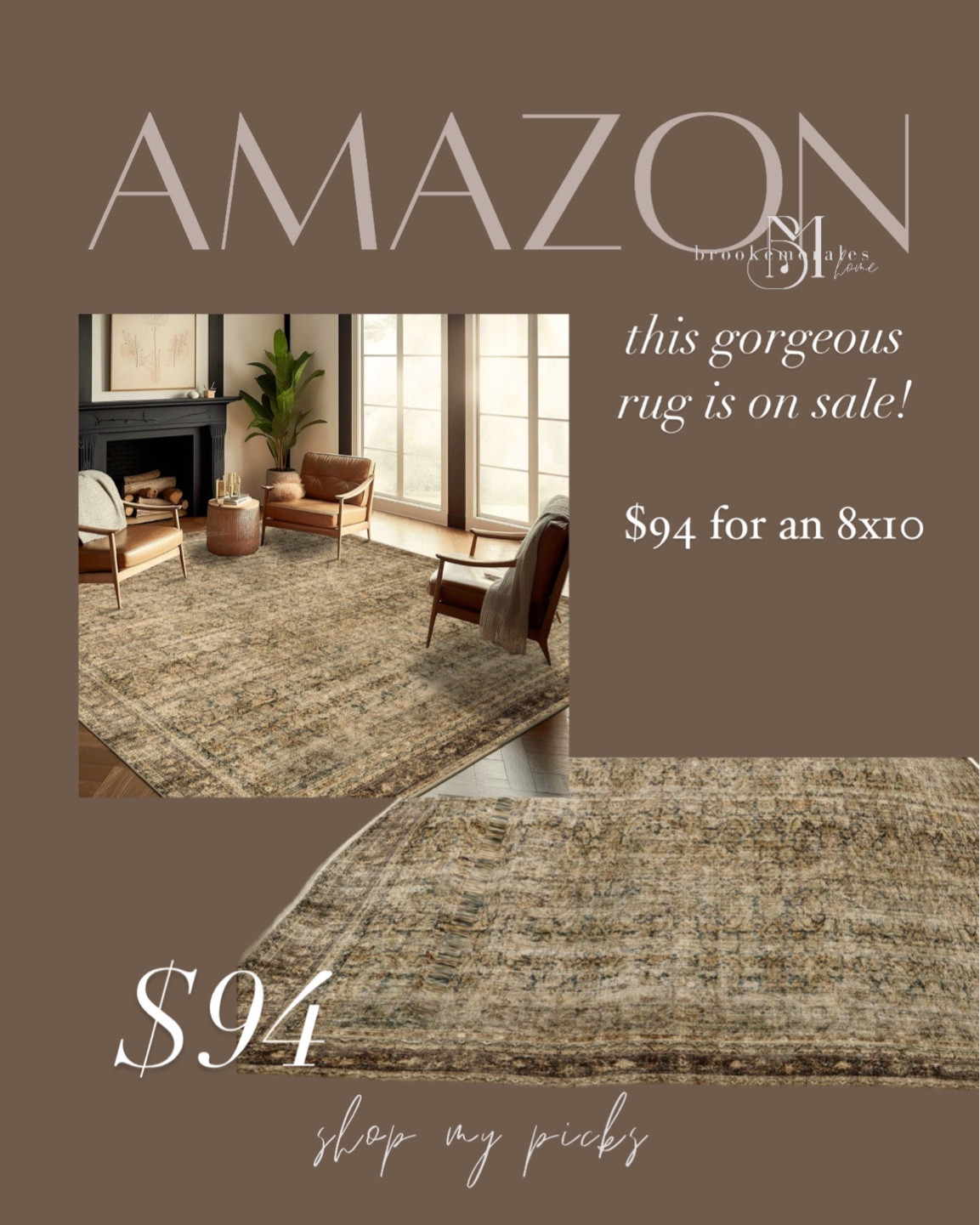 Rug Sale! 🚨This gorgeous rug is only $94 for an 8x10!

#LTKHome #LTKSaleAlert #LTKStyleTip