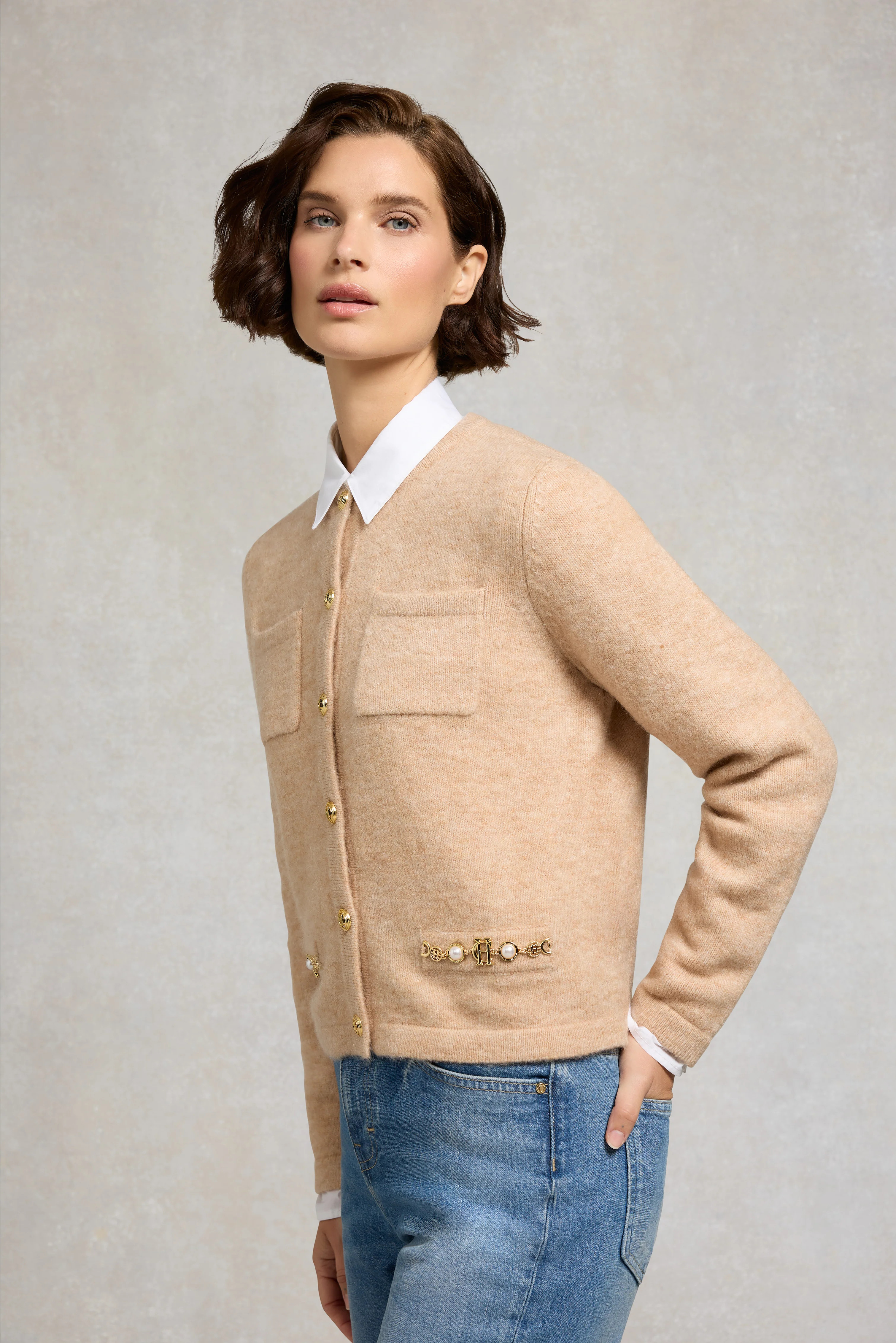 Lucinda Cardigan (Camel) | Holland Cooper