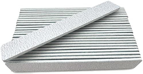 21pcs Grit Emery Board Nail File,100/180 Finger Nail Filer for Acrylic Nails | Amazon (US)