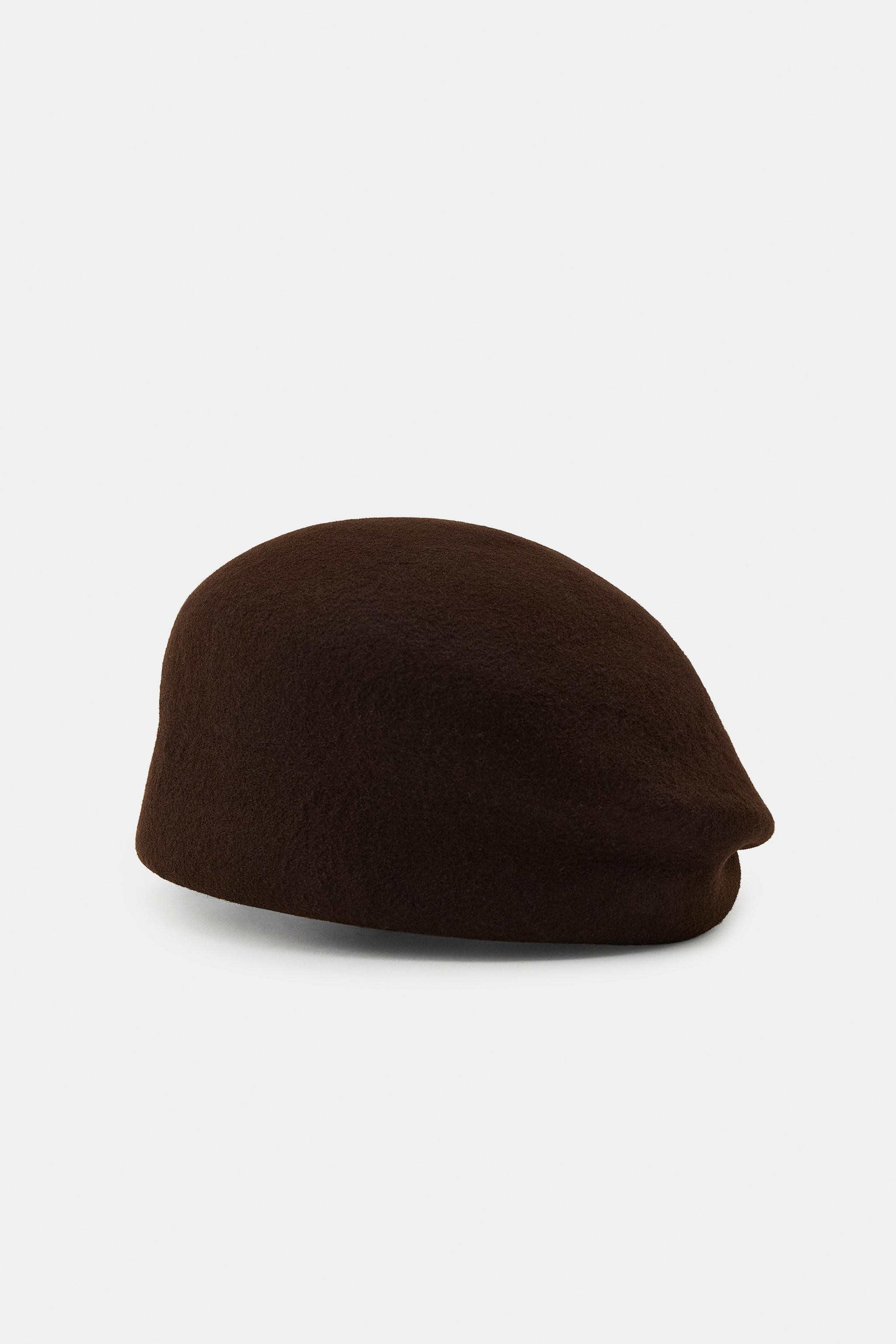 100% WOOL SKULLCAP HAT | Zara US