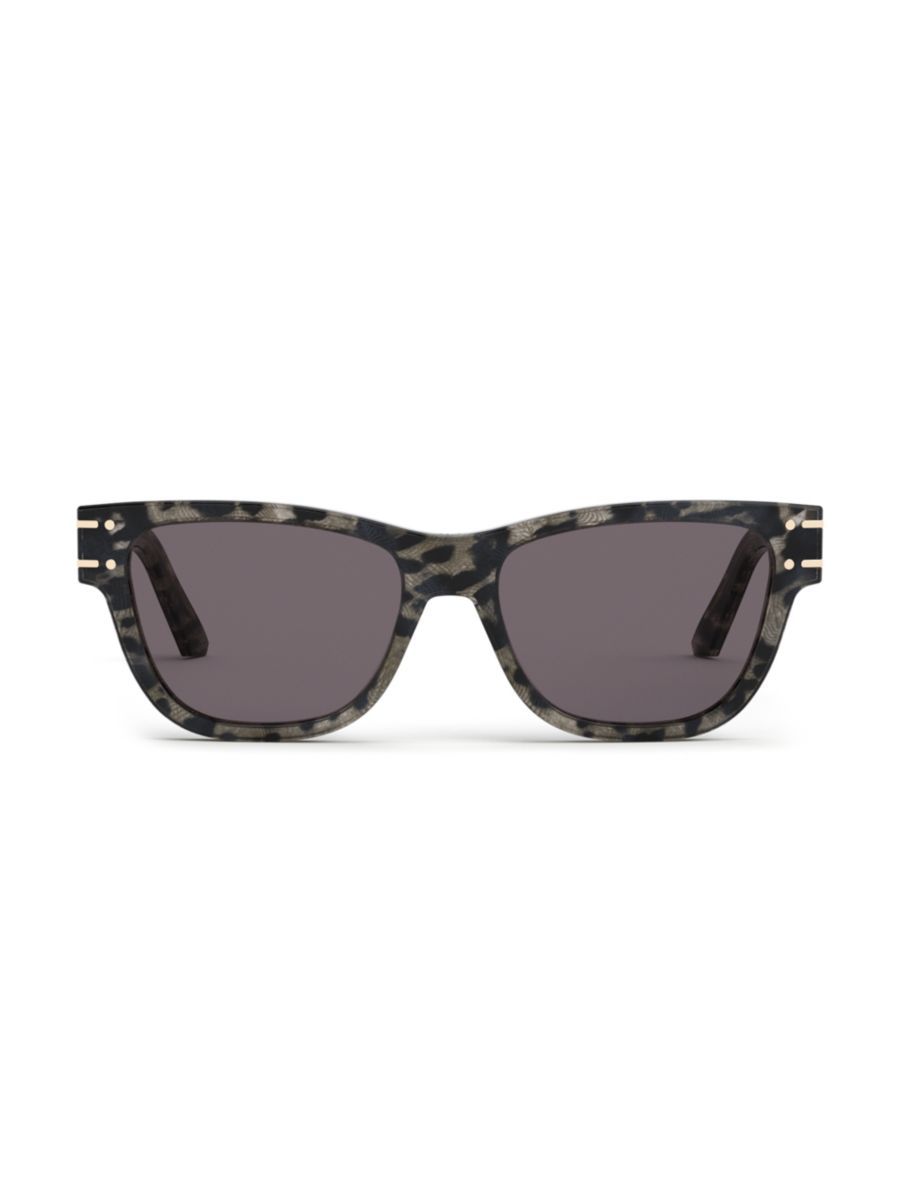 DiorSignature 54MM Rectangular Sunglasses | Saks Fifth Avenue