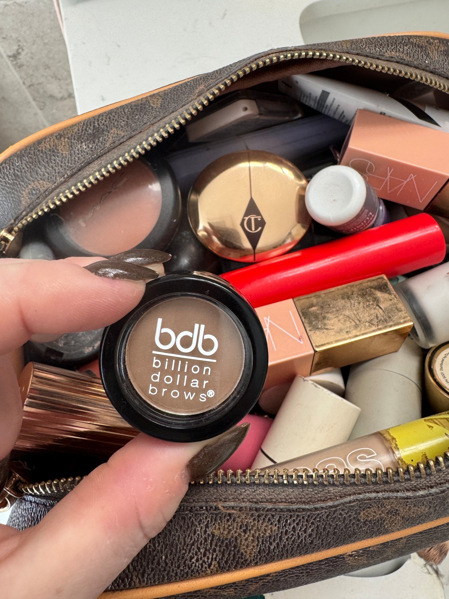 I never thought an Amazon fund would beat something that I've used for over 15 years.
As a 90's girl, I plucked my brows  away. I get them microbladed, but like to use a little brow powder to give them a bit more definition.
For YEARS I've used the Anastasia Beverly Hills powder..
I saw this "Billion Dollar Brow Powder" on Amazon.
It has so many 5 star reviews that I had to try it.
Whoa!! I'm a convert. This stuff is PHENOMENAL. It's 1/2 the price of the one I had been using.

Makeup, beauty, cosmetics, Amazon, affordable 

#LTKdayinmylife #LTKBeauty #LTKgrwm