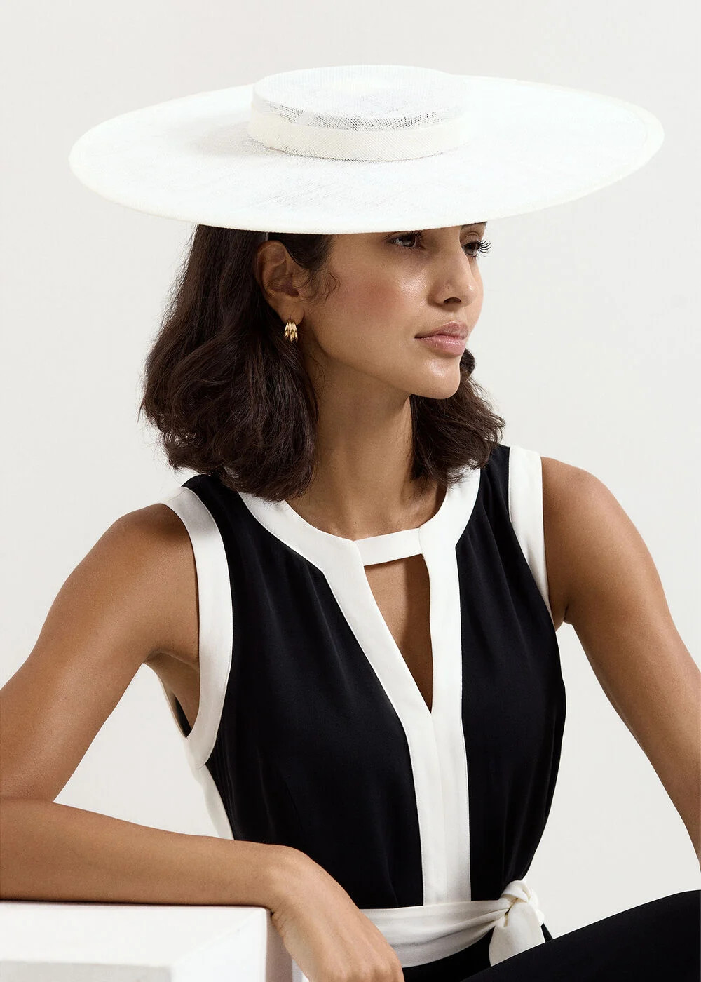 Boater Fascinator | Phase Eight UK | | Phase Eight