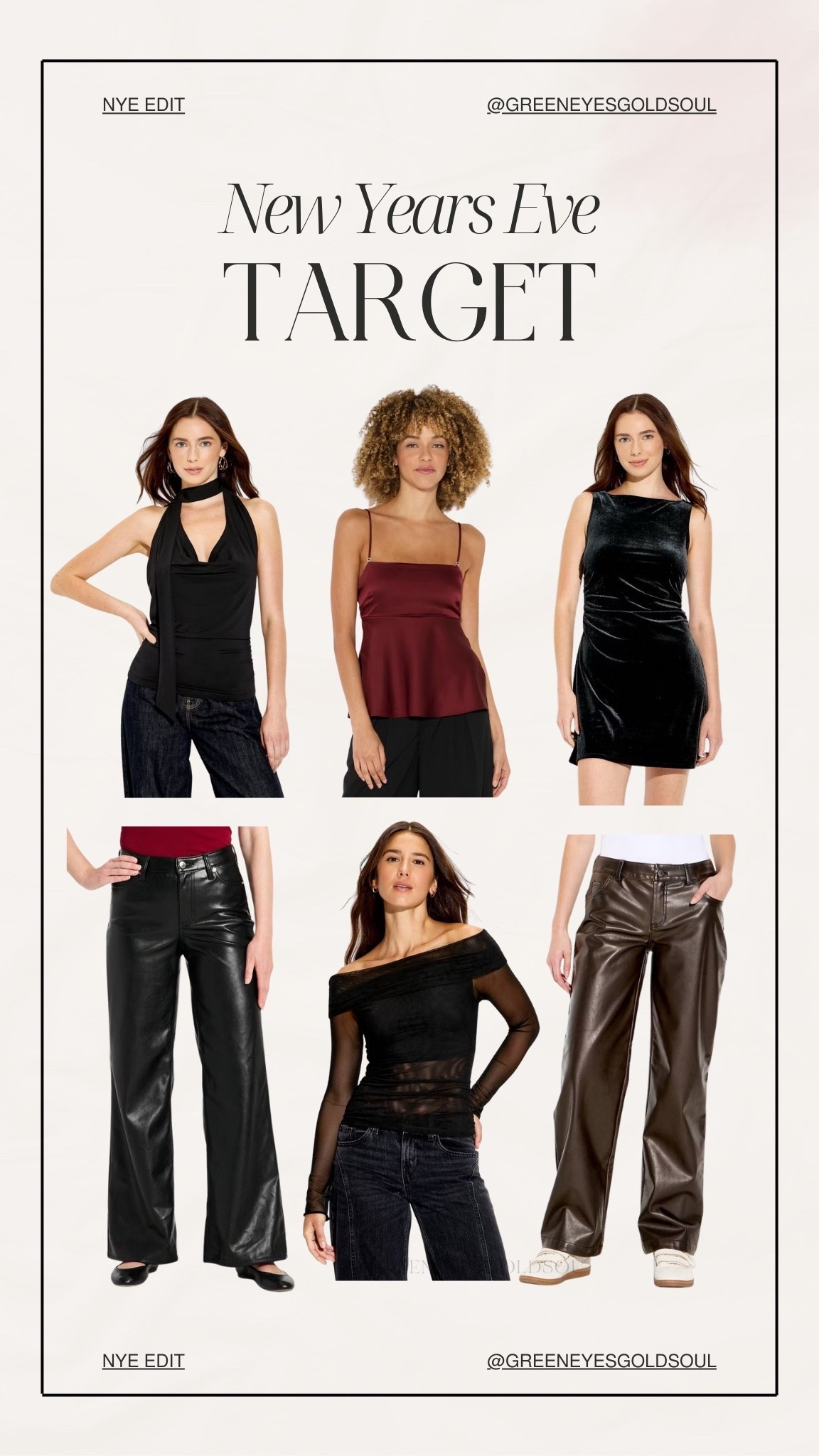 Target - Last Minute NYE looks 🖤

Sequin, dress, mini, tube top, tank, faux leather, jeans, wide leg, off the shoulder 

#LTKHoliday #LTKFindsUnder100