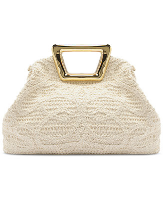 Amelia Medium Embroidery Snap Button Crossbody Handbag | Macy's