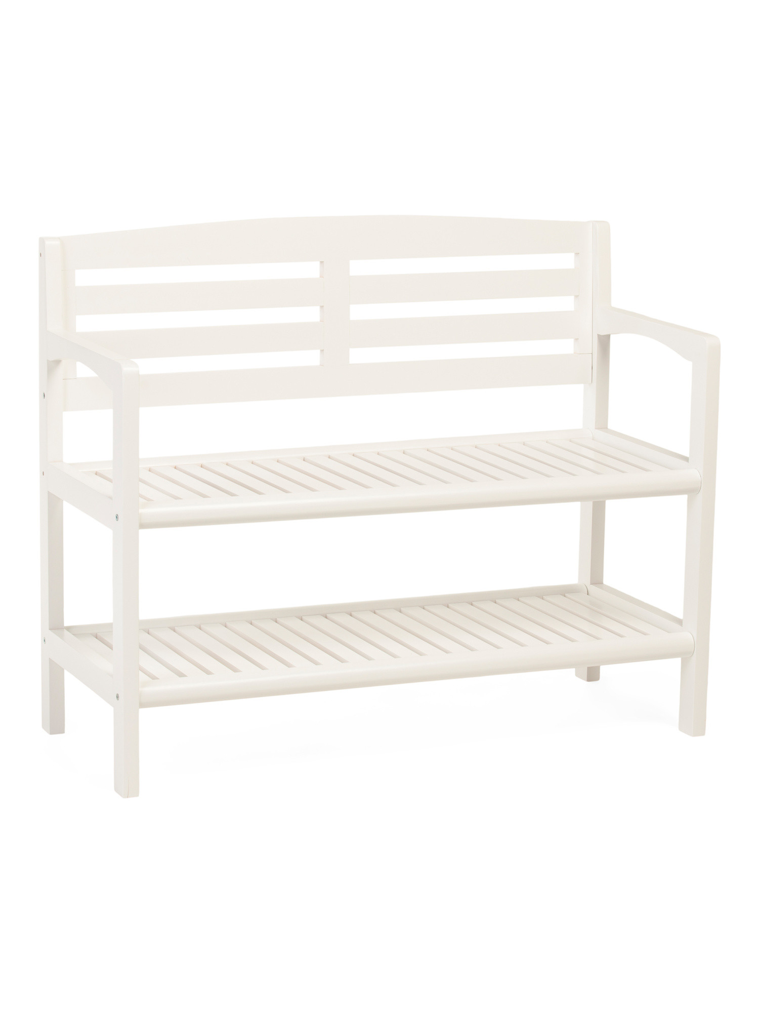 Solid Wood Bathroom Spa Bench | TJ Maxx