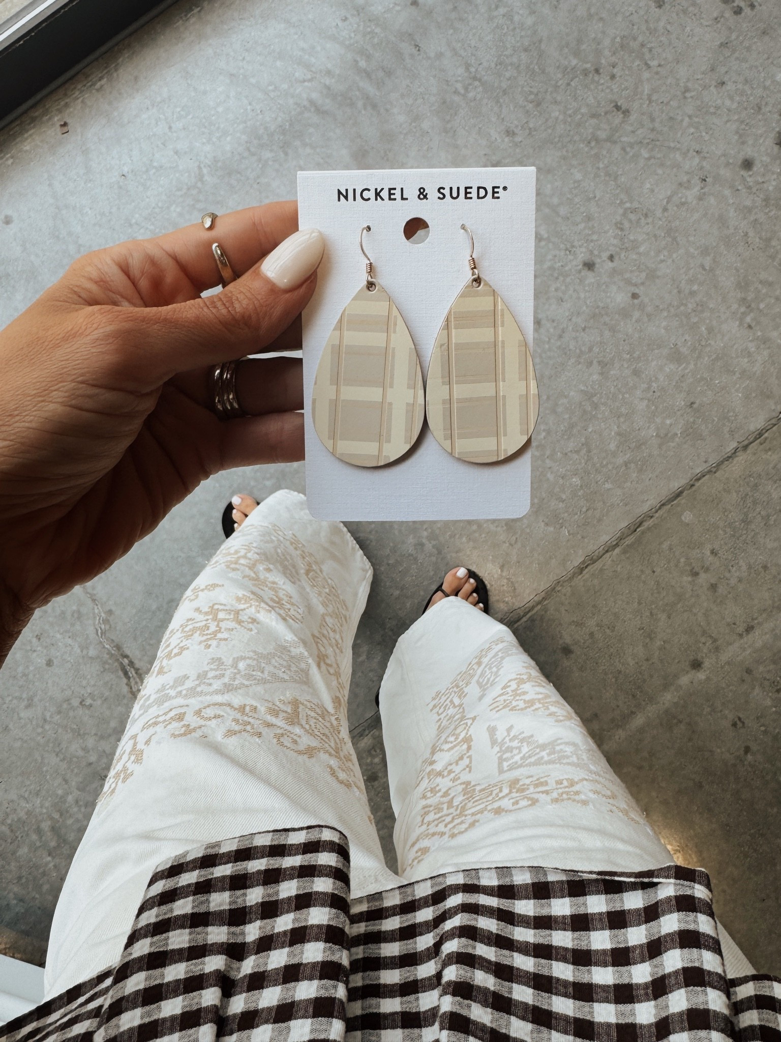 Last call to get these earring for only $25- on sale till end of July @Nickel & Suede