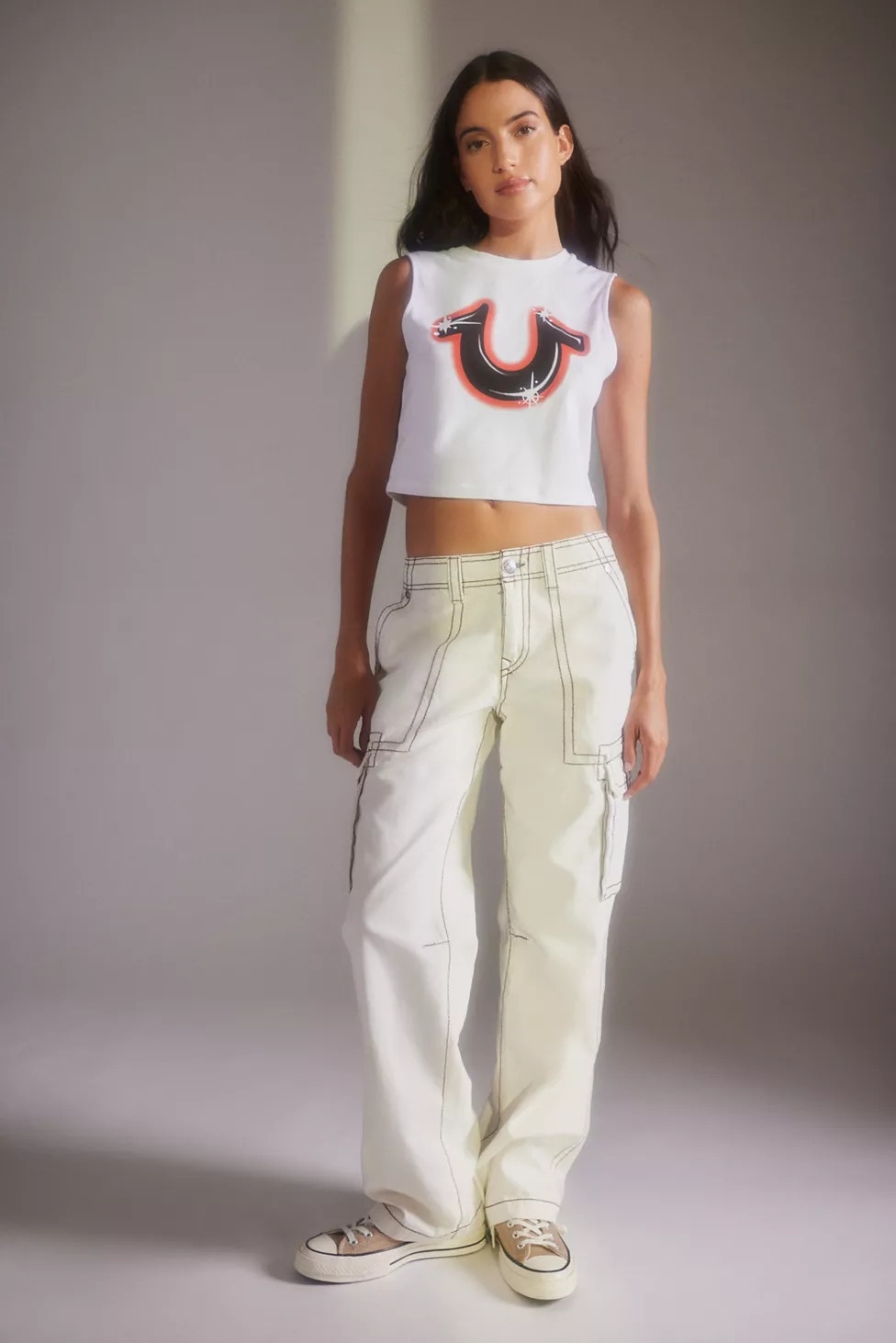 True Religion UO Exclusive Big T Cargo Pant | Urban Outfitters (US and RoW)