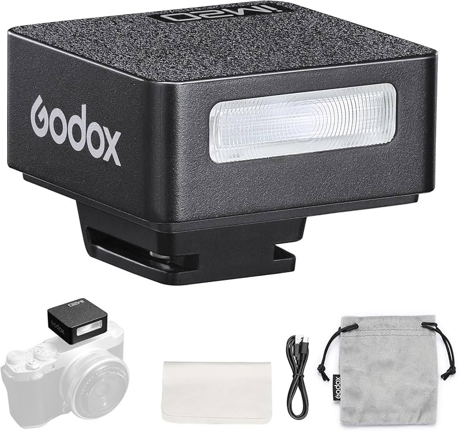 Godox iM20 Camera Flash, USB C Charging Built-in Battery with 5 Levels Flash Power for Canon/Sony... | Amazon (US)