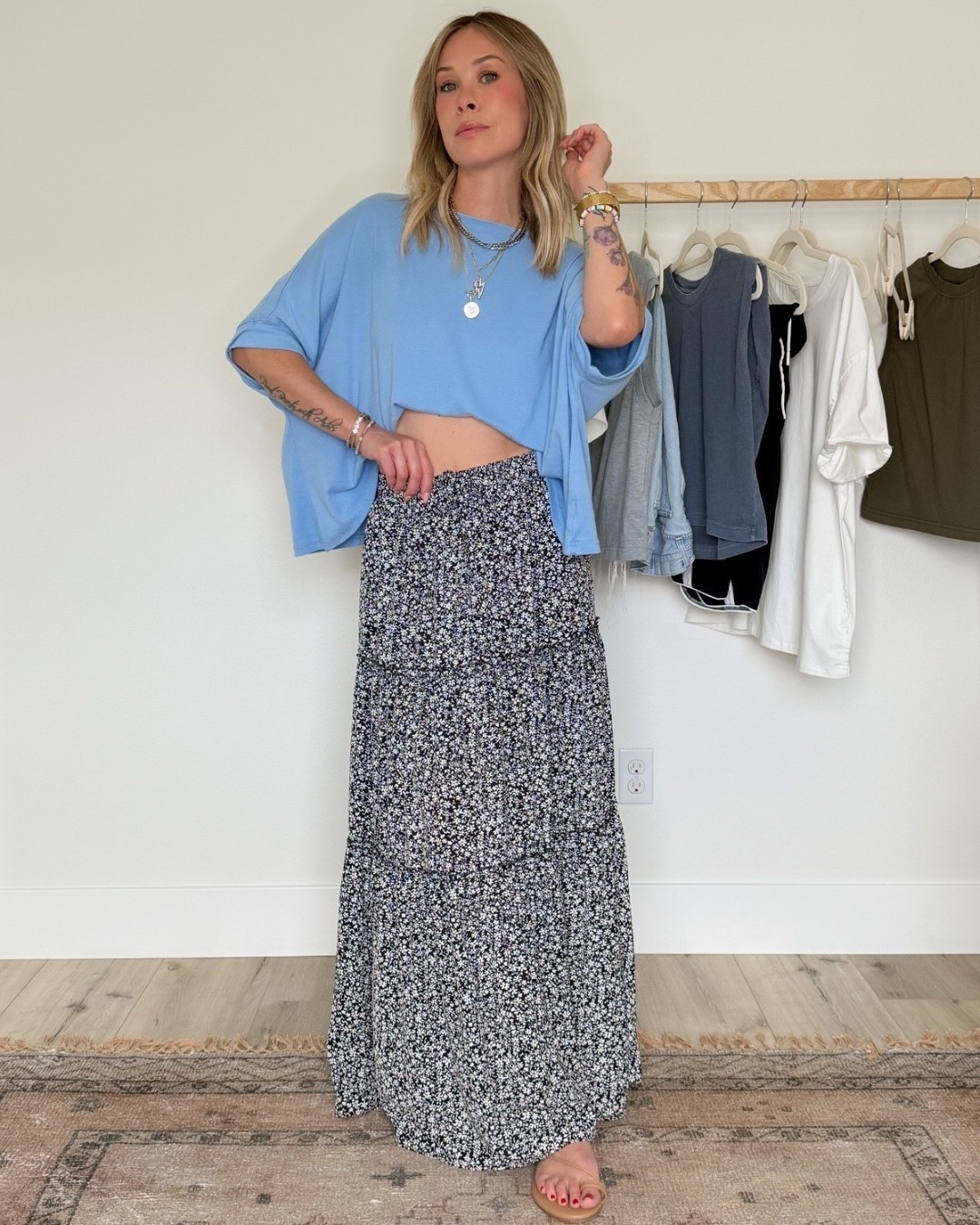 Size S in the top and skirt

#LTKootd #LTKgrwm #LTKmomlife