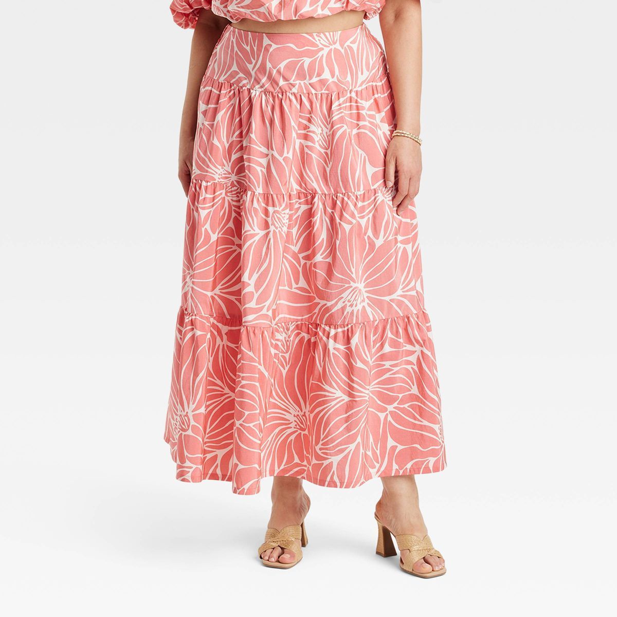 Women's Taffeta Maxi Skirt - A New Day™ | Target